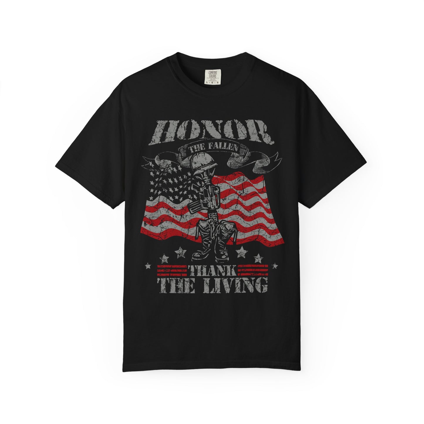 Honor the Fallen Soldier Boots Memorial Day T-Shirt