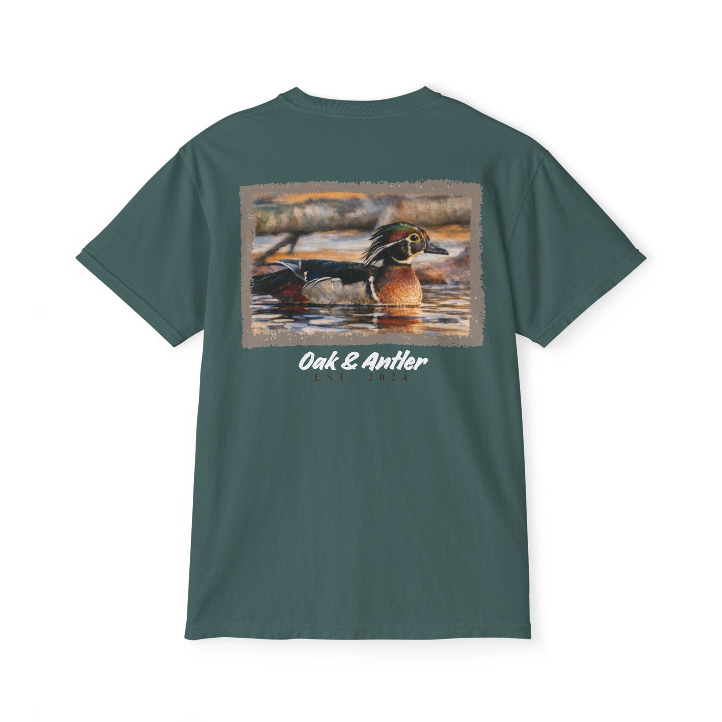 Driftwater Wood Duck Pocket Tee – Wild Birds Collection