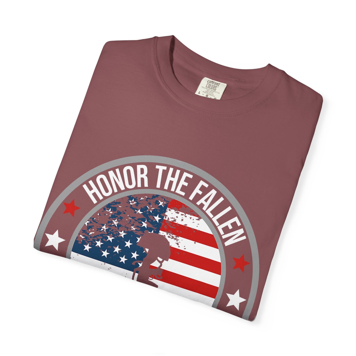 Patriotic Kneeling Soldier Memorial Day T-Shirt