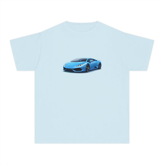 Blue Supercar Kids Tee