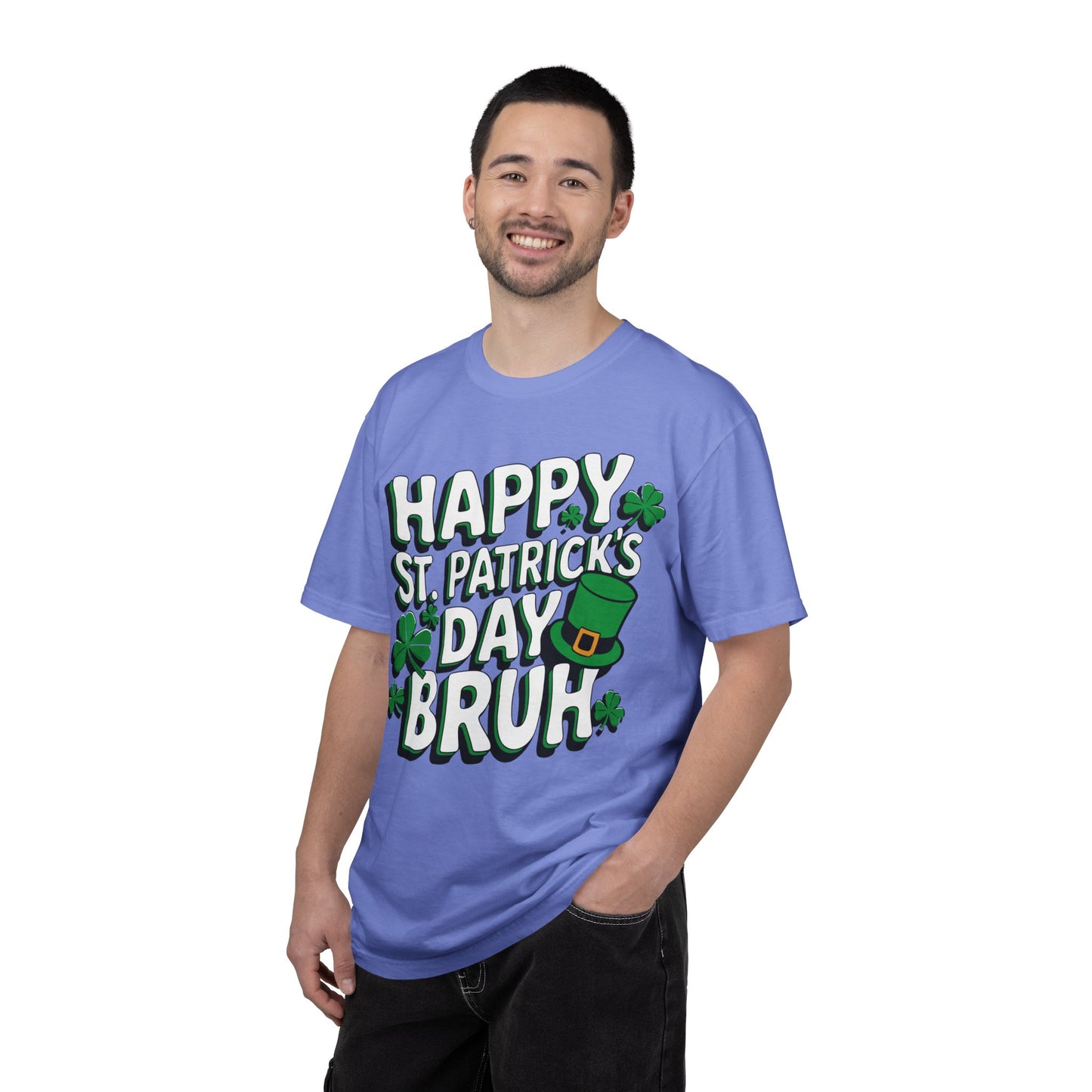 Bruh St Patrick’s Day Shirt – Funny Teen Shamrock Tee