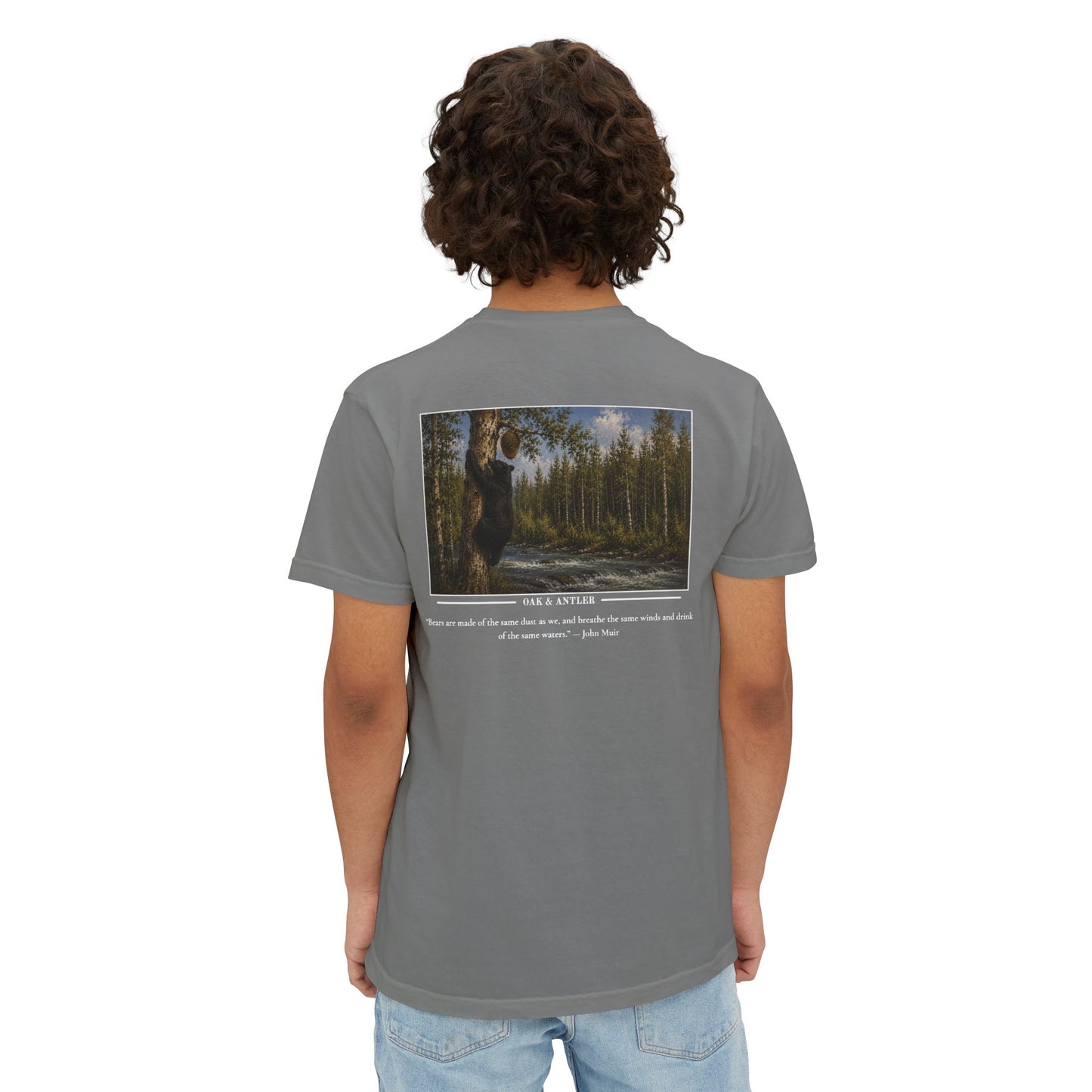 Honey Climb Black Bear Pocket Tee – Wildlife Collection
