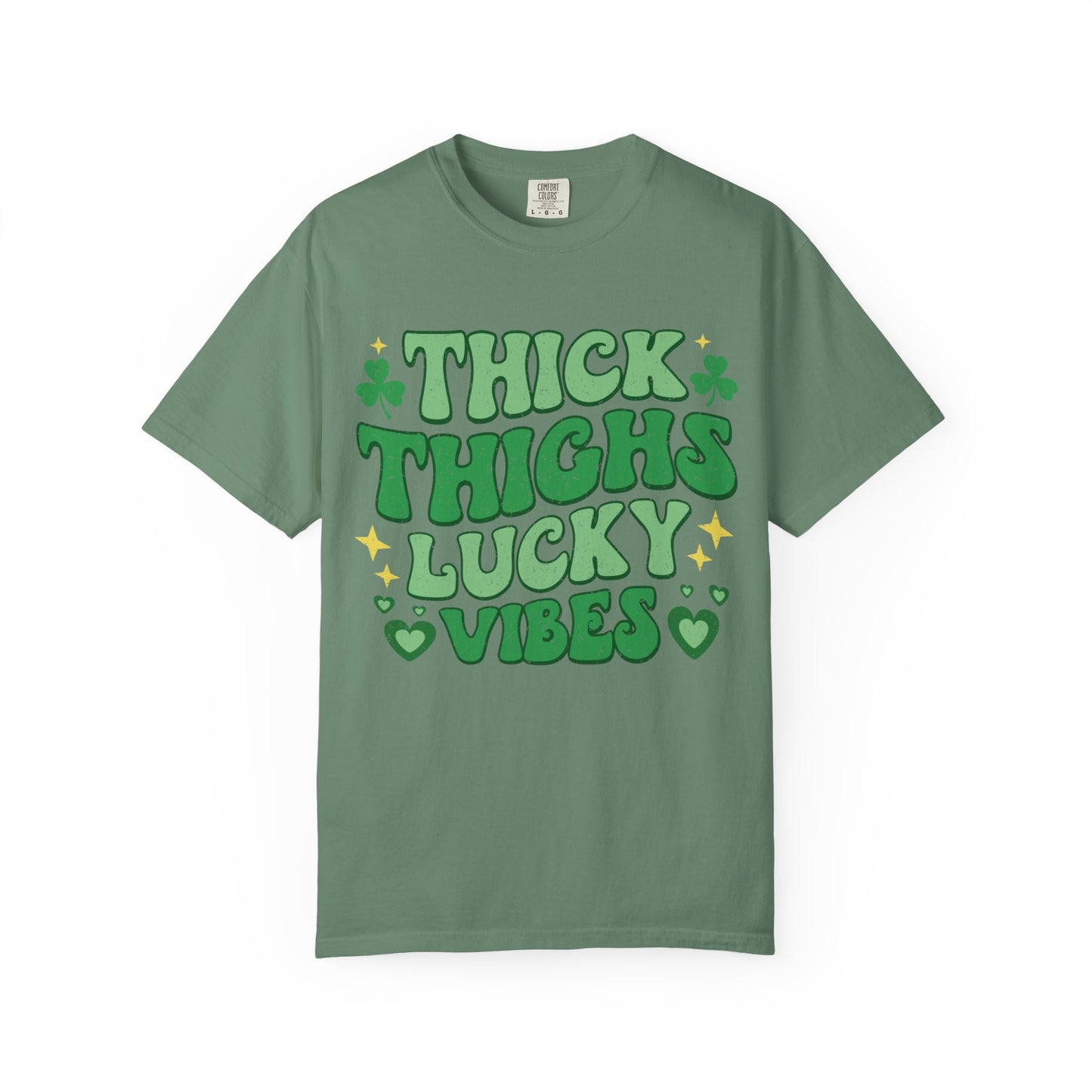 Thick Thighs Lucky Vibes Tee
