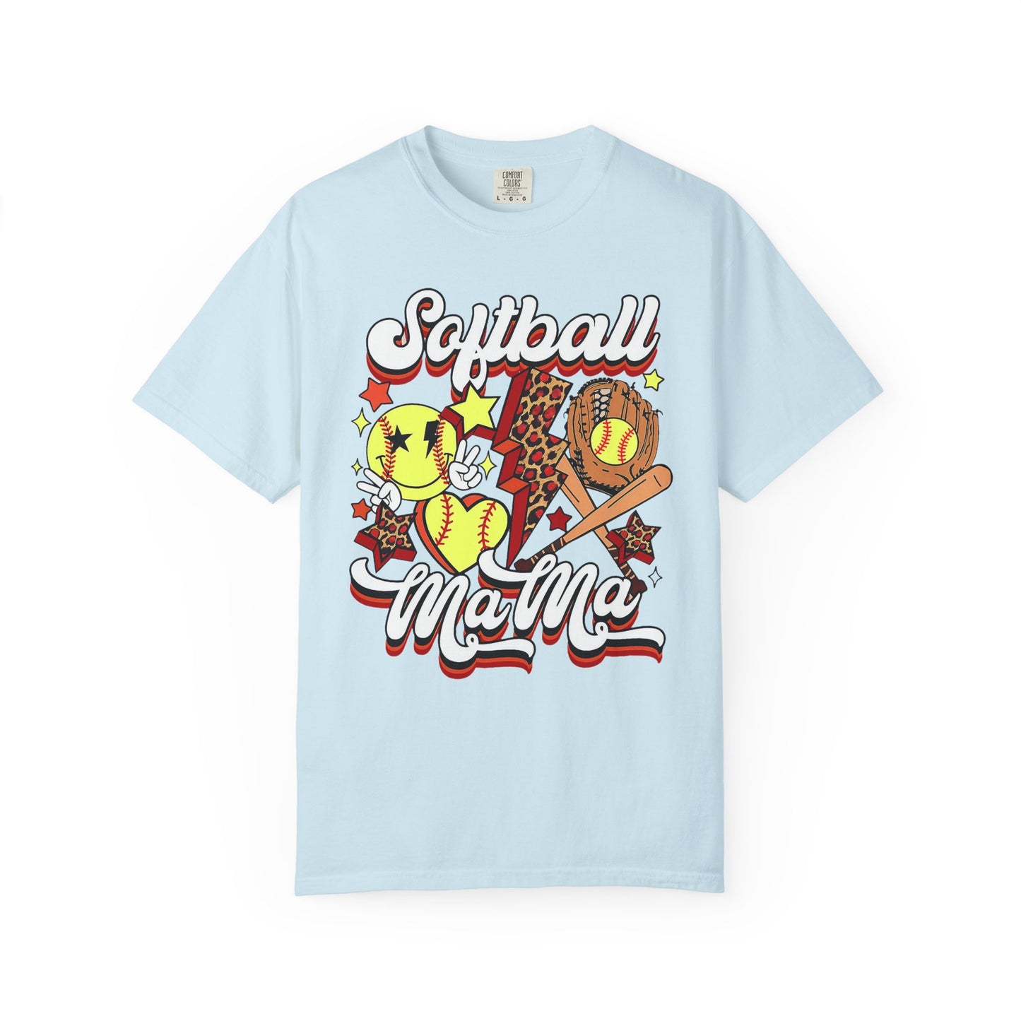 Softball Mama Comfort Colors Tee