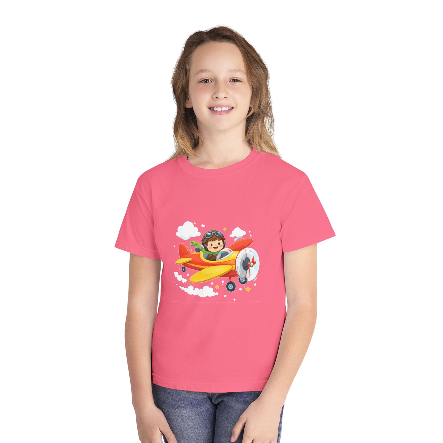 Little Pilot Kids Airplane Tee