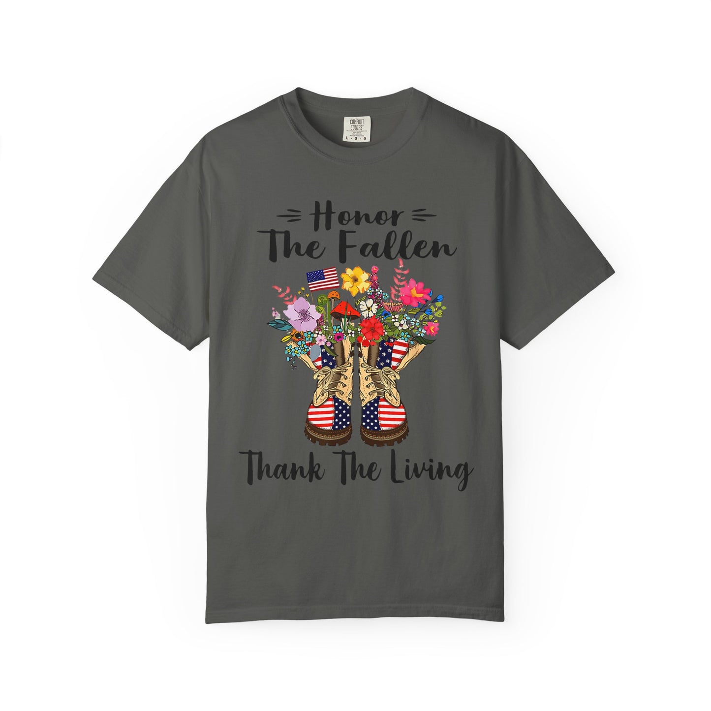 Floral Patriotic Boots Memorial Day T-Shirt