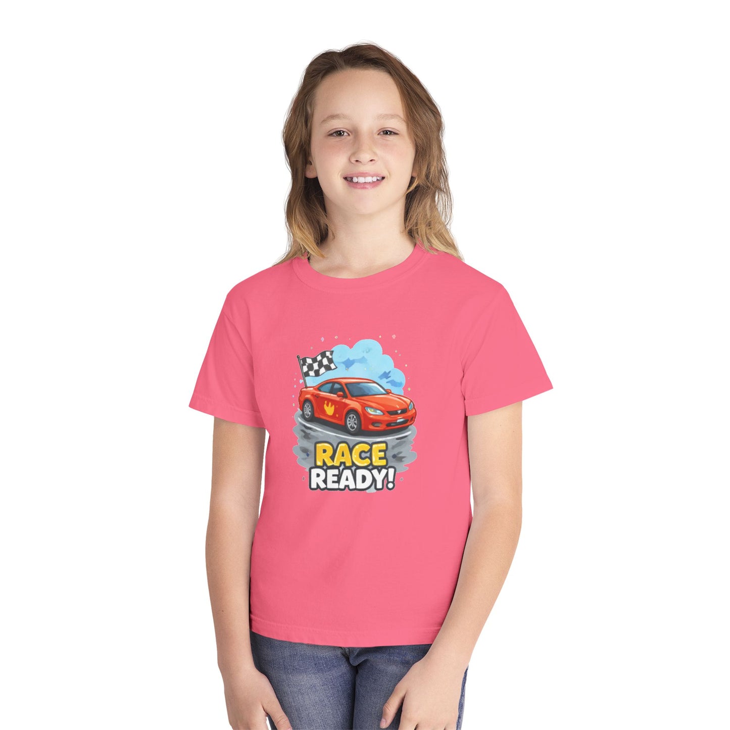 Race Ready! Kids Racing Car Tee