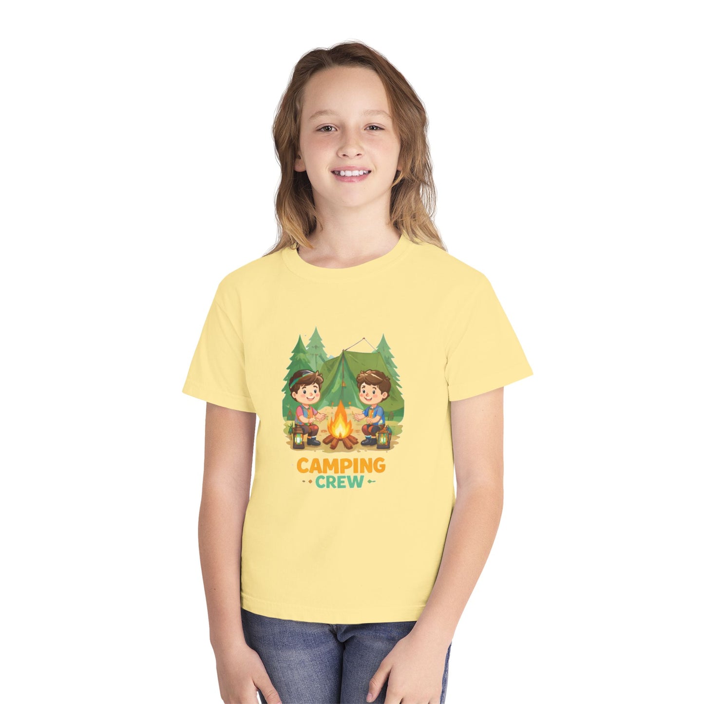 Camping Crew Kids Outdoor Tee