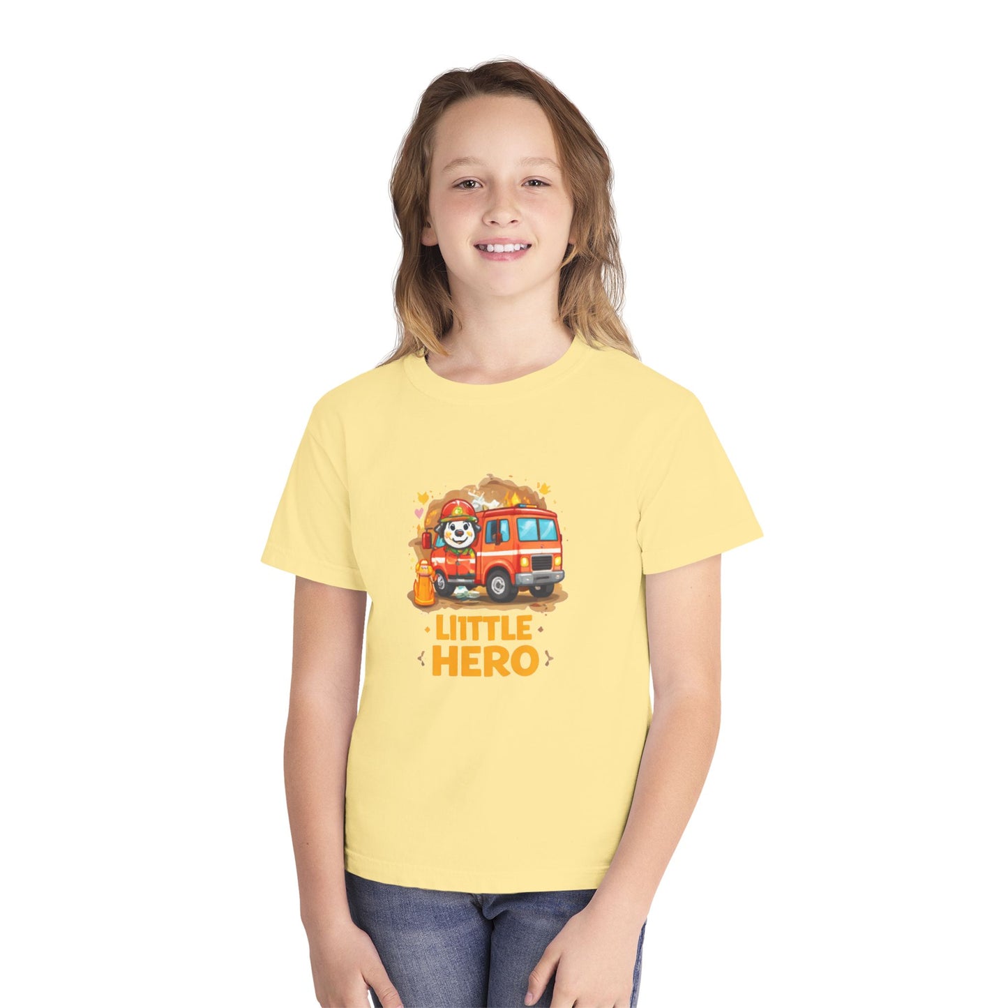 Little Hero Firefighter Kids Tee
