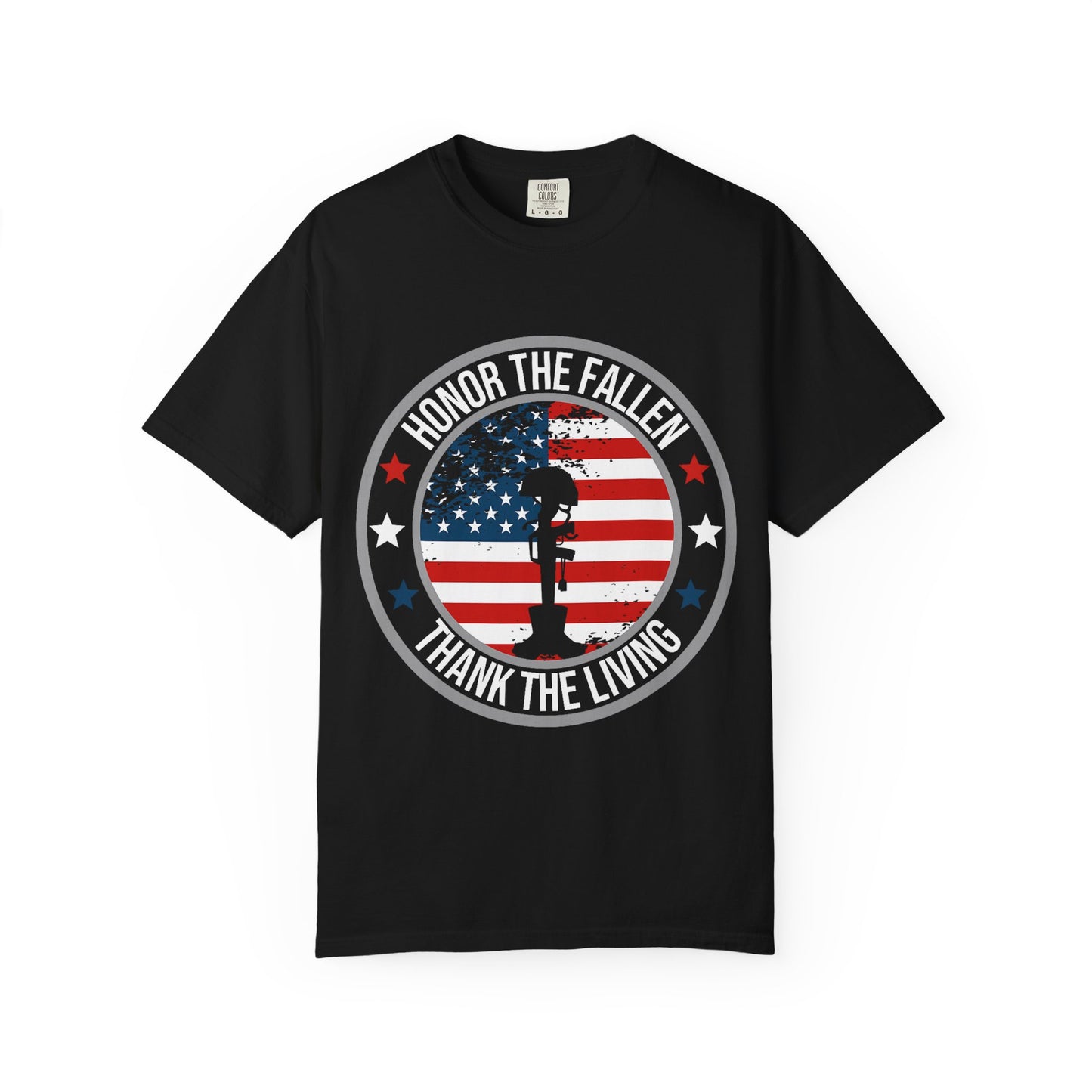 Patriotic Kneeling Soldier Memorial Day T-Shirt