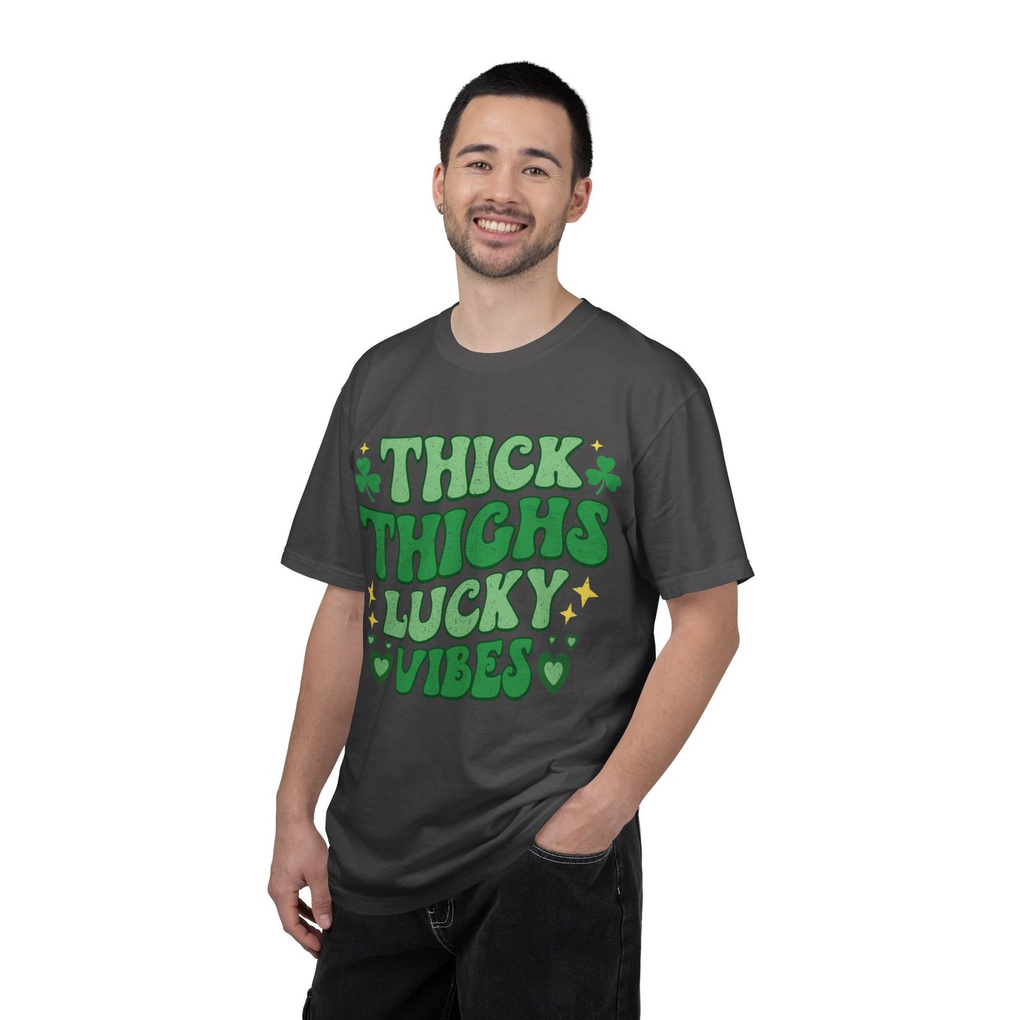 Thick Thighs Lucky Vibes Tee
