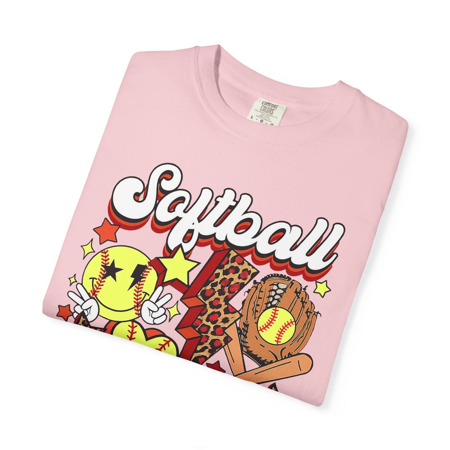 Softball Mama Comfort Colors Tee