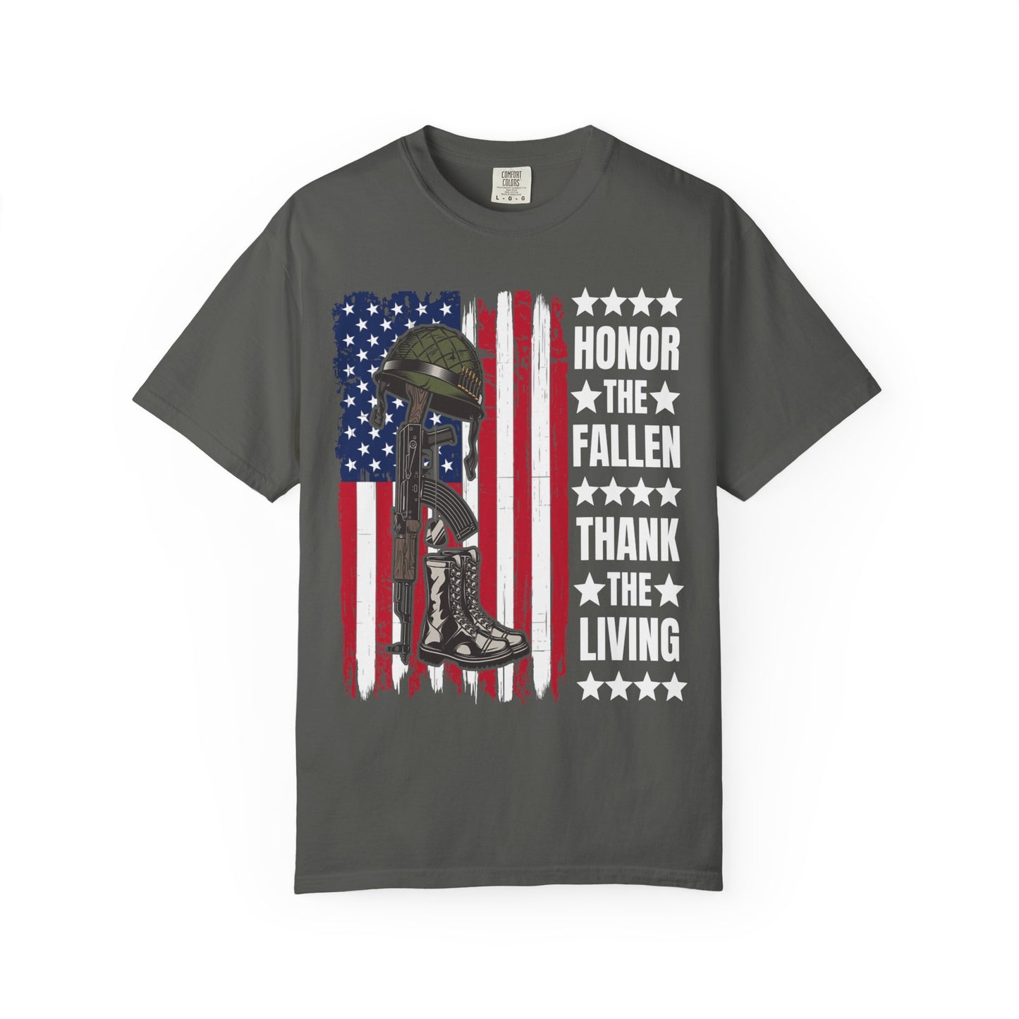 Battlefield Cross Tribute Memorial Day T-Shirt  Description