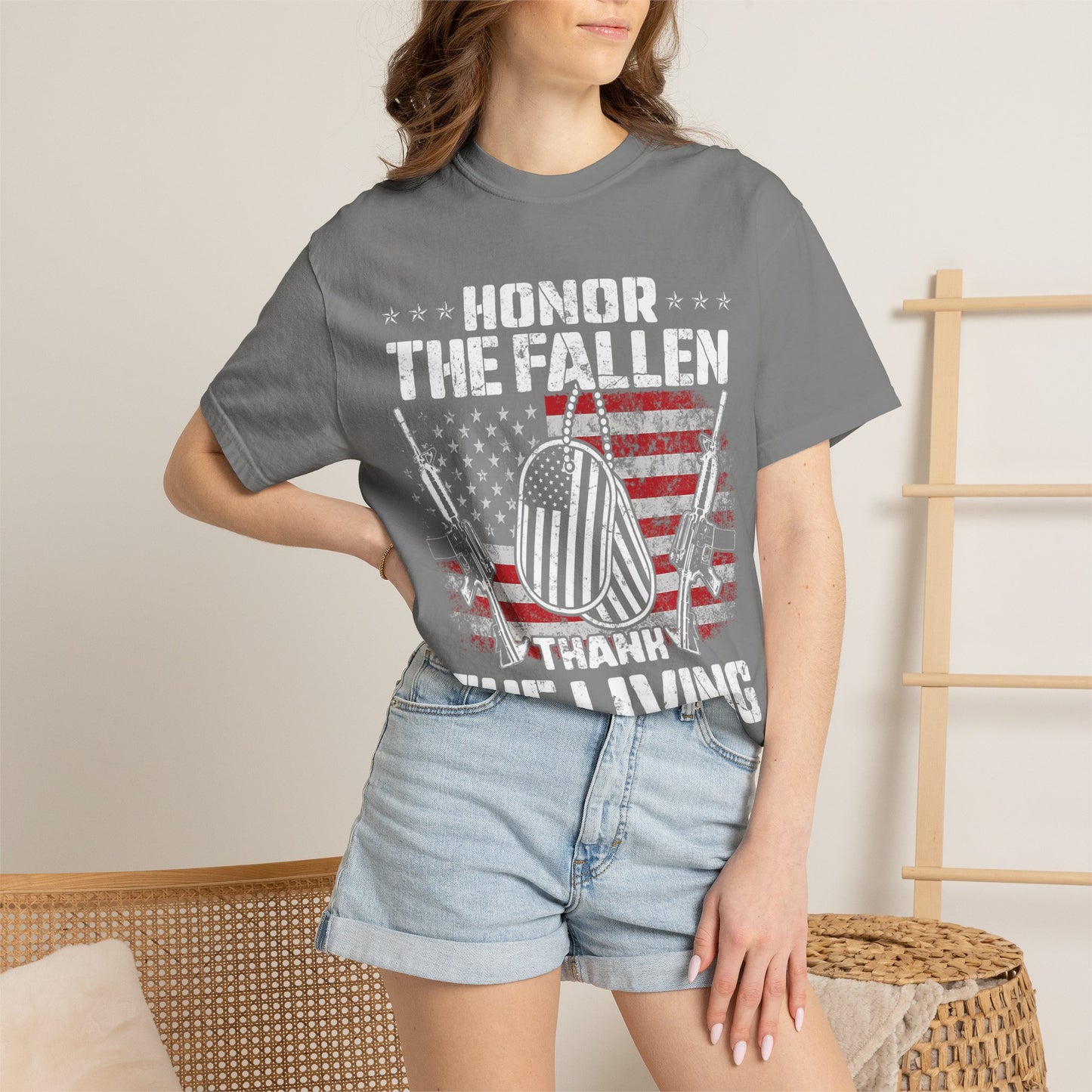 Dog Tag Tribute Memorial Day T-Shirt