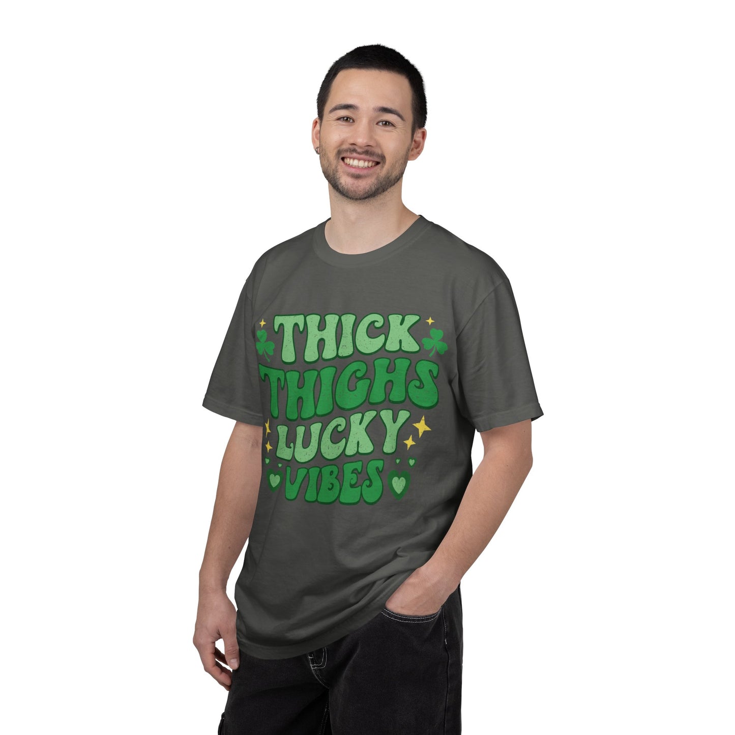 Thick Thighs Lucky Vibes Tee