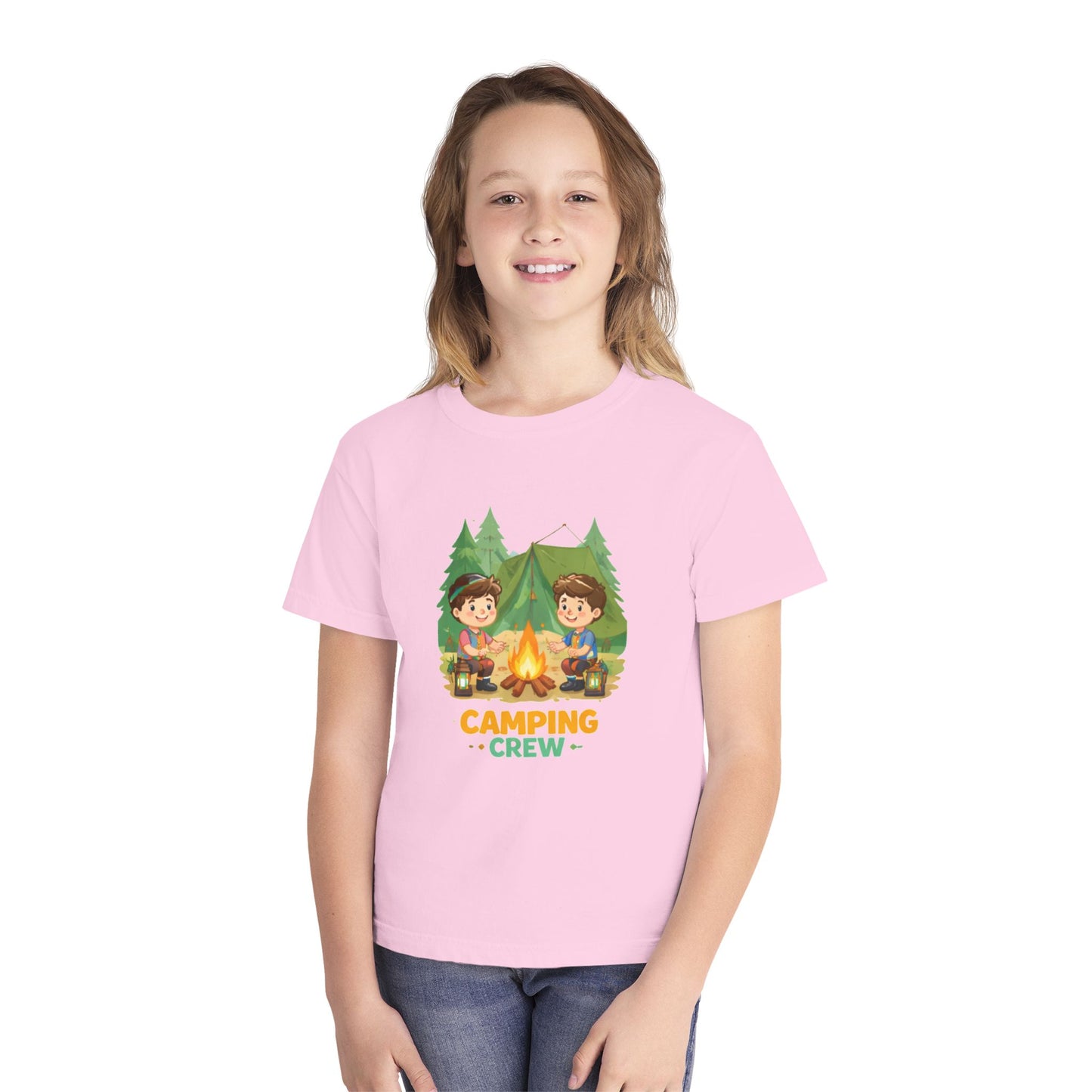 Camping Crew Kids Outdoor Tee