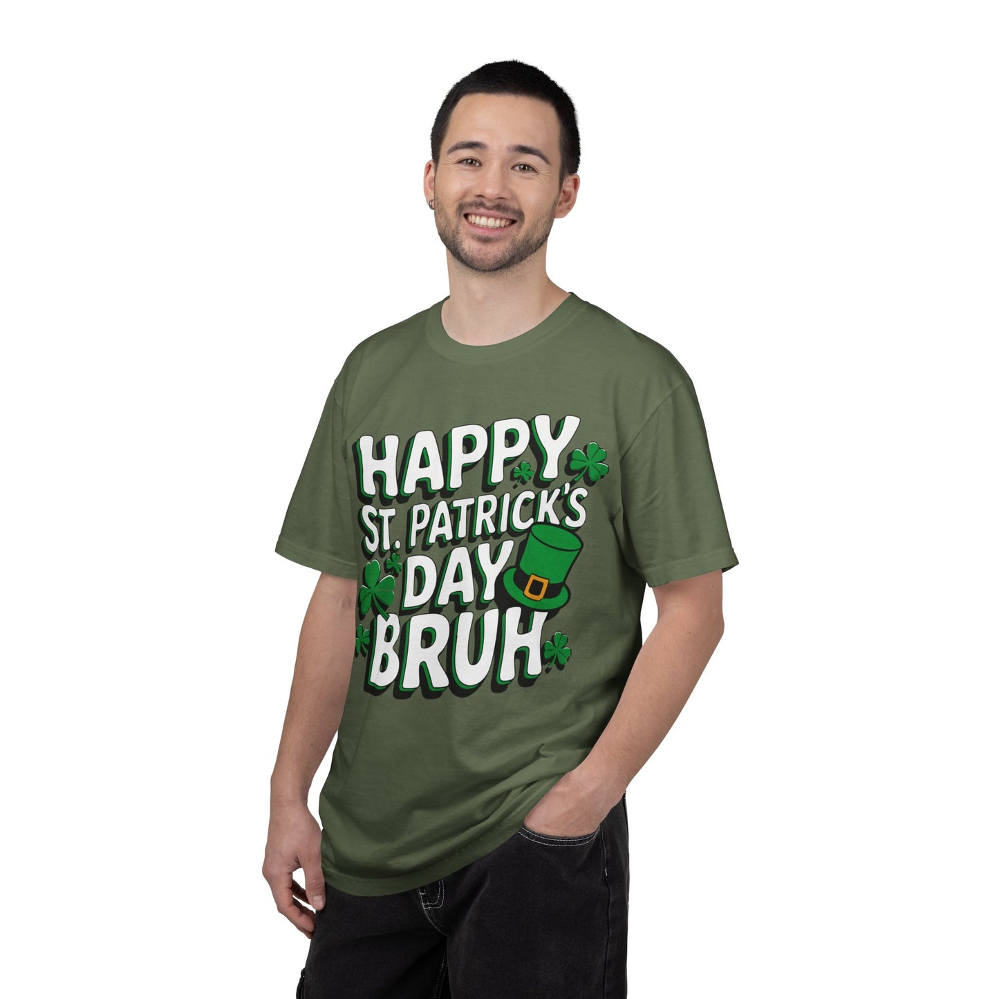 Bruh St Patrick’s Day Shirt – Funny Teen Shamrock Tee