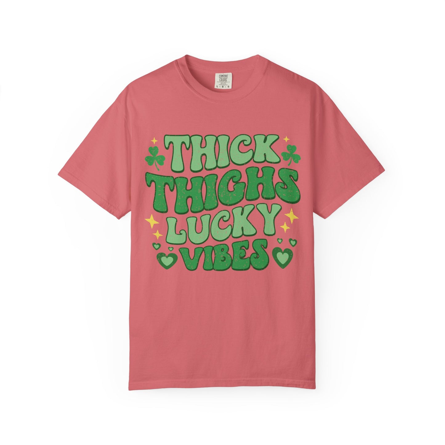 Thick Thighs Lucky Vibes Tee