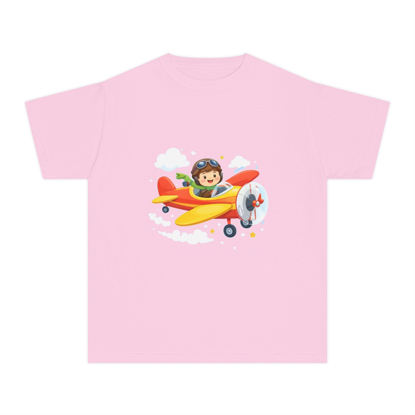 Little Pilot Kids Airplane Tee