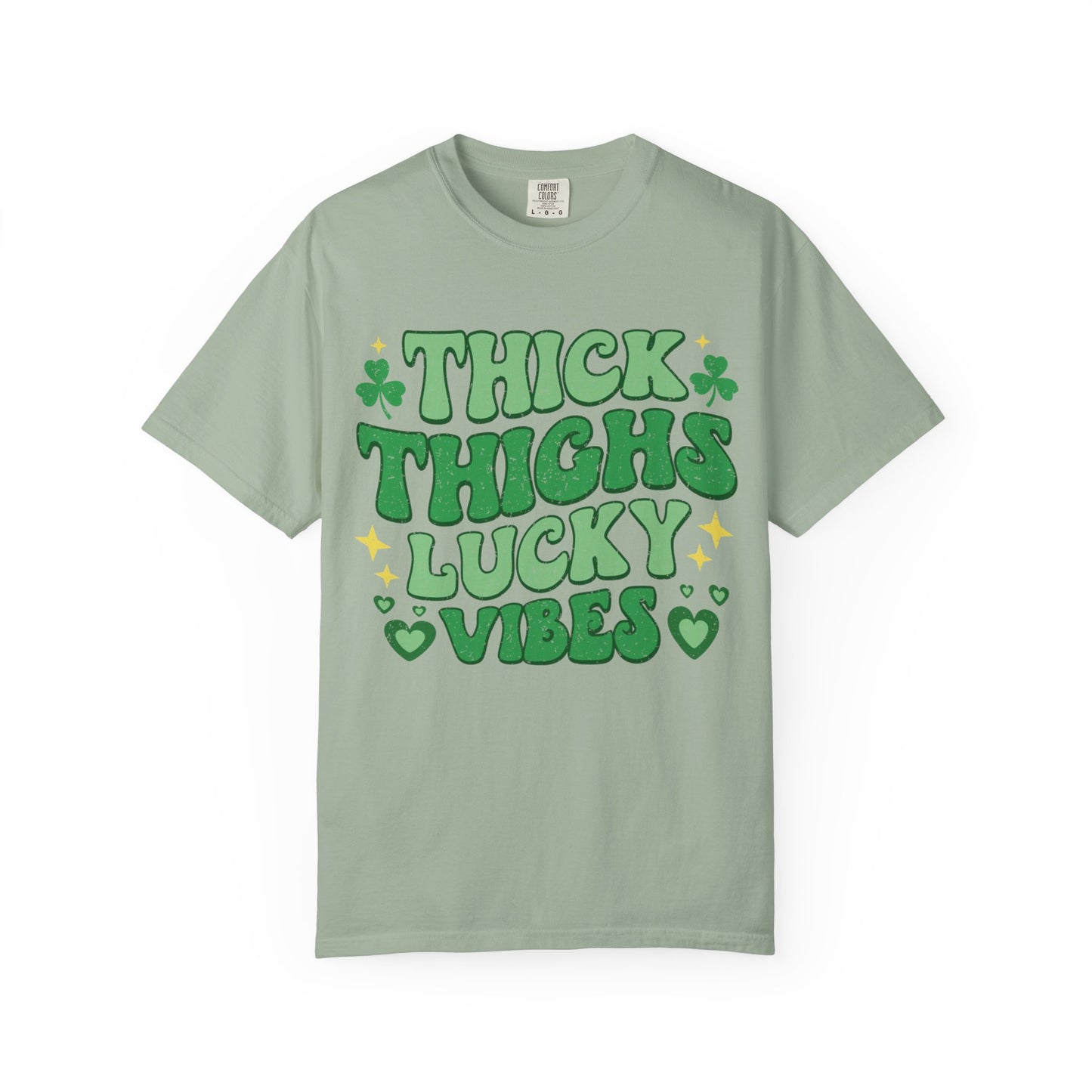 Thick Thighs Lucky Vibes Tee