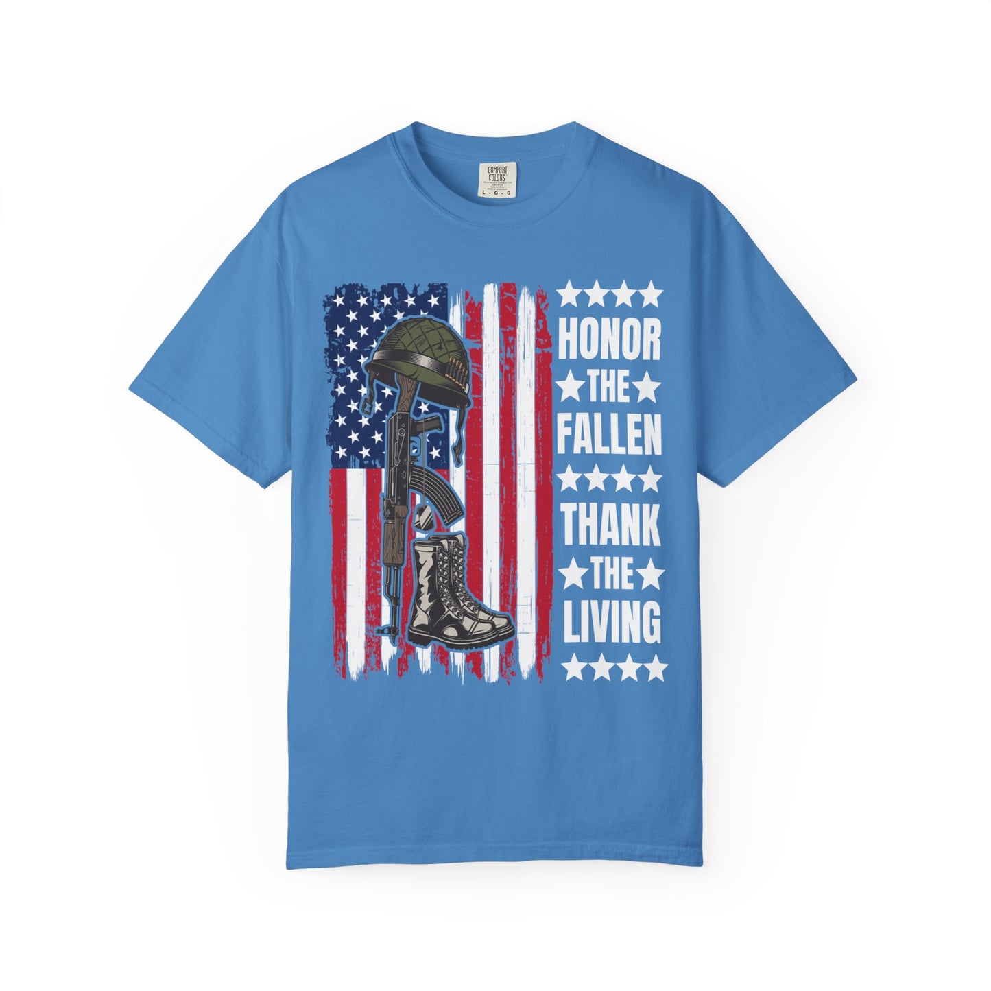 Battlefield Cross Tribute Memorial Day T-Shirt  Description