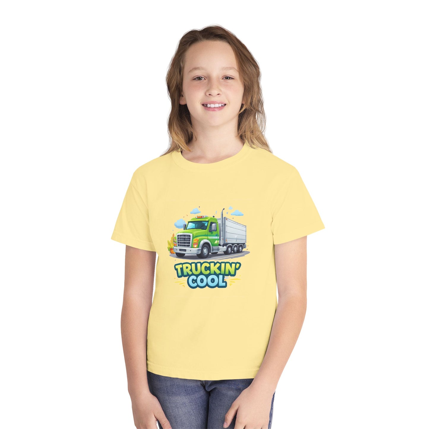 Truckin’ Cool Kids Semi Truck Tee