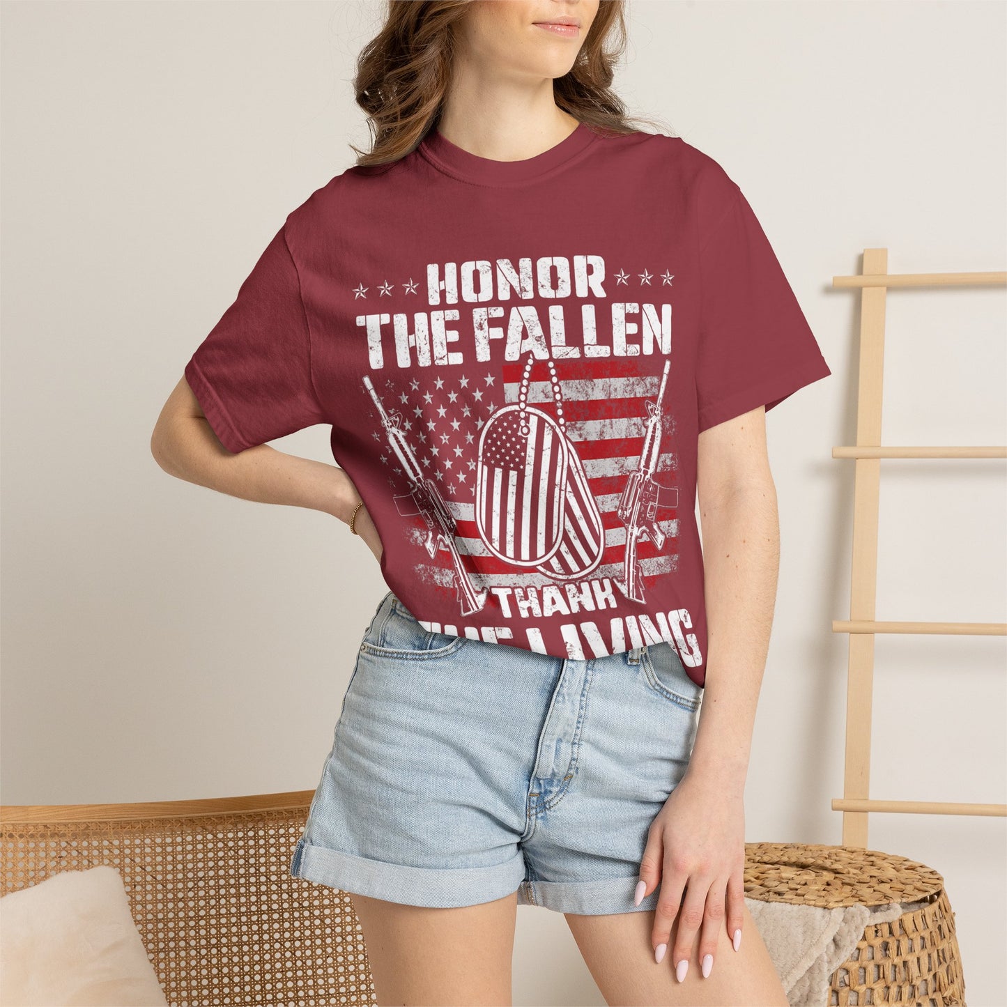 Dog Tag Tribute Memorial Day T-Shirt