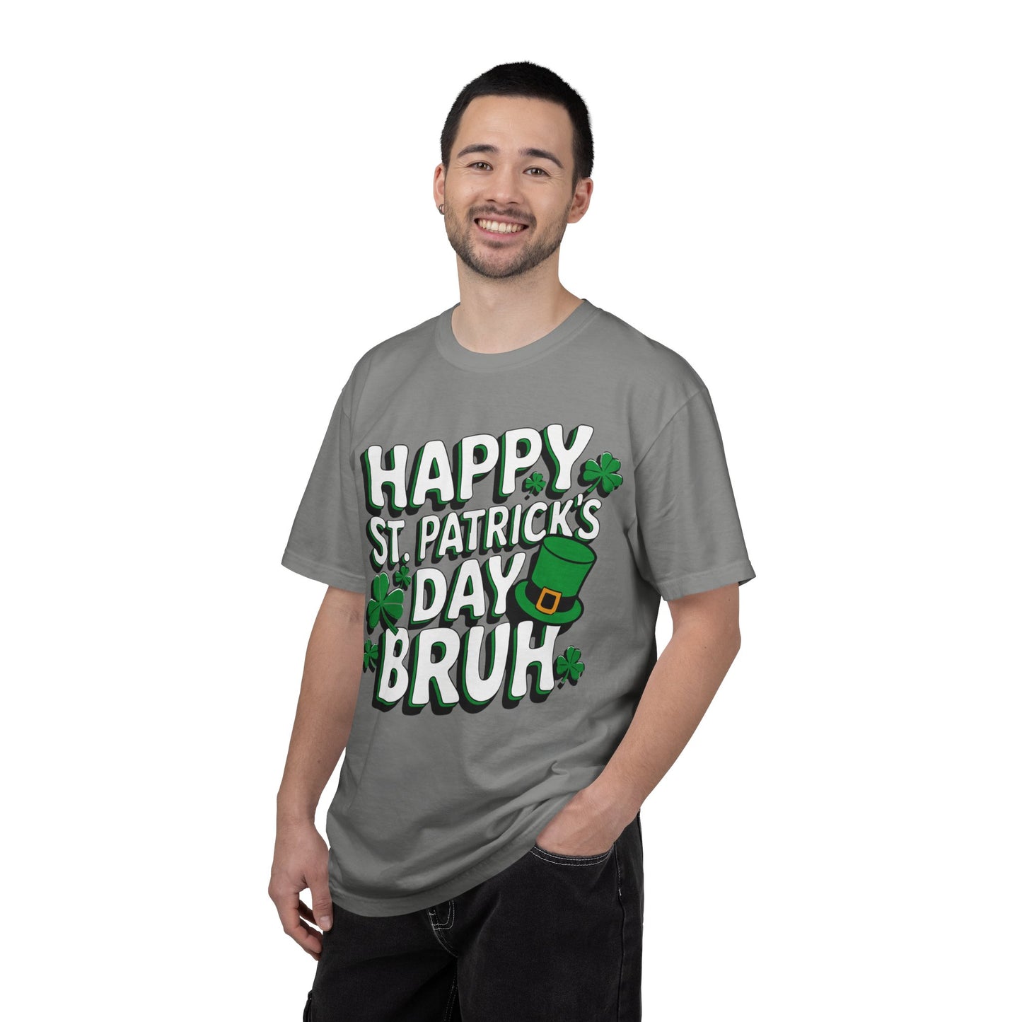 Bruh St Patrick’s Day Shirt – Funny Teen Shamrock Tee