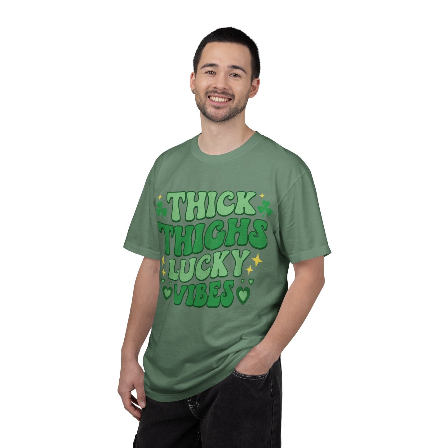Thick Thighs Lucky Vibes Tee