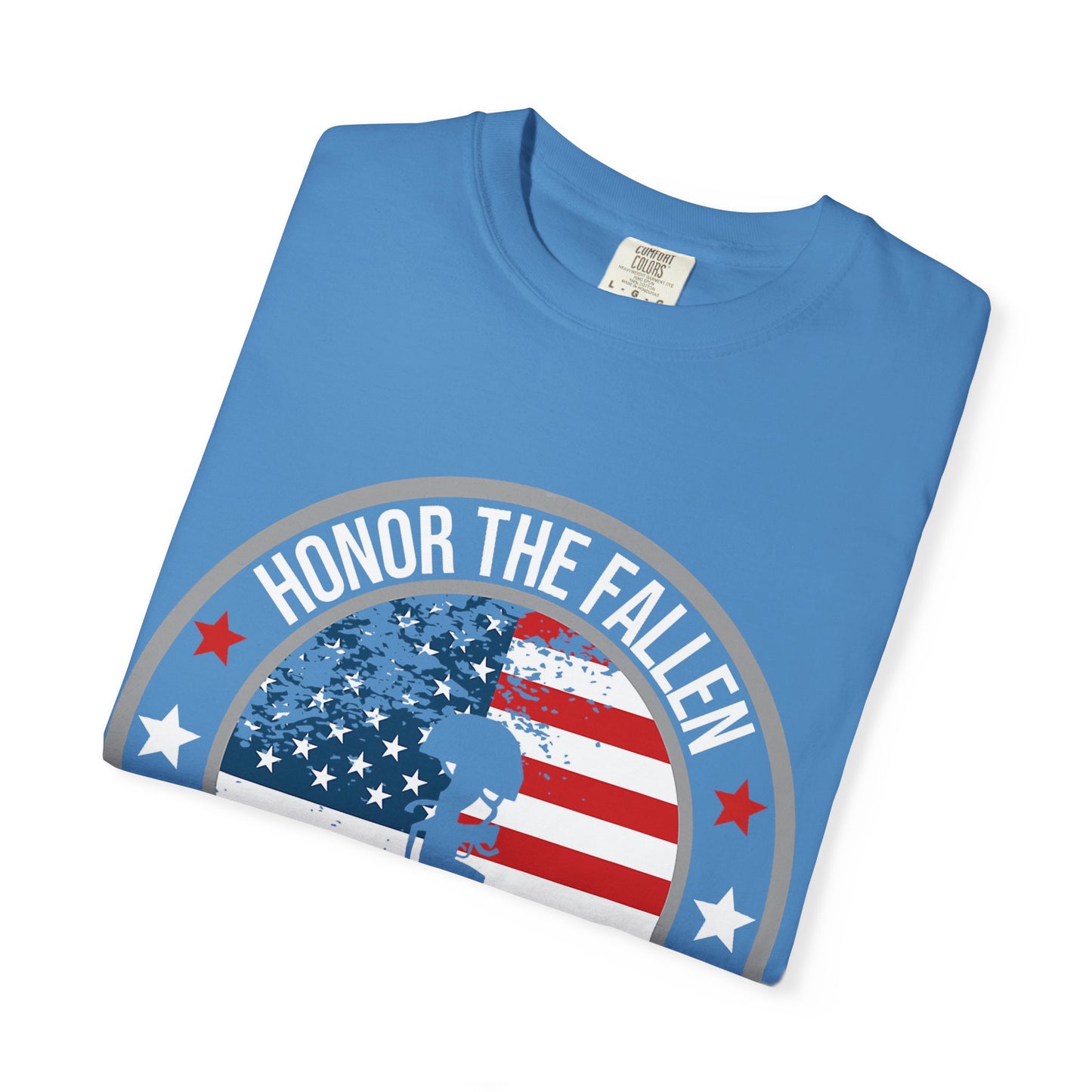 Patriotic Kneeling Soldier Memorial Day T-Shirt
