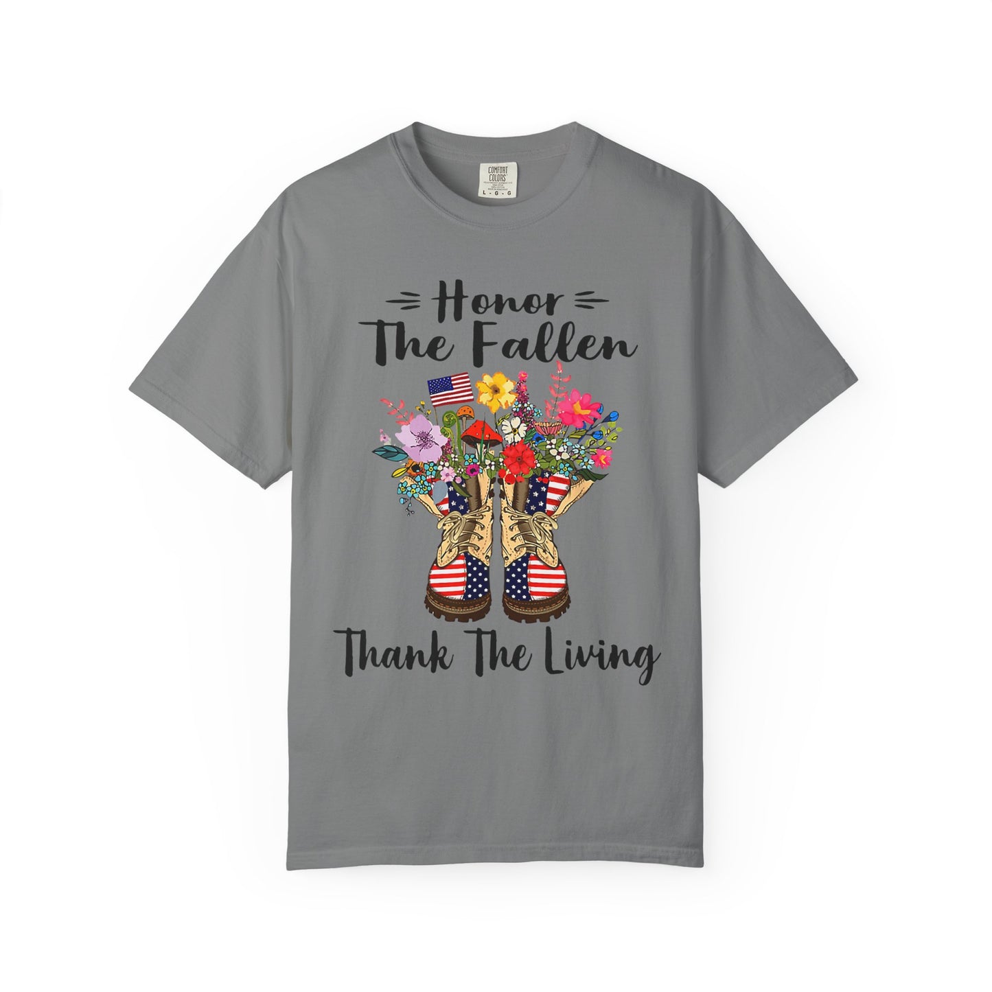 Floral Patriotic Boots Memorial Day T-Shirt