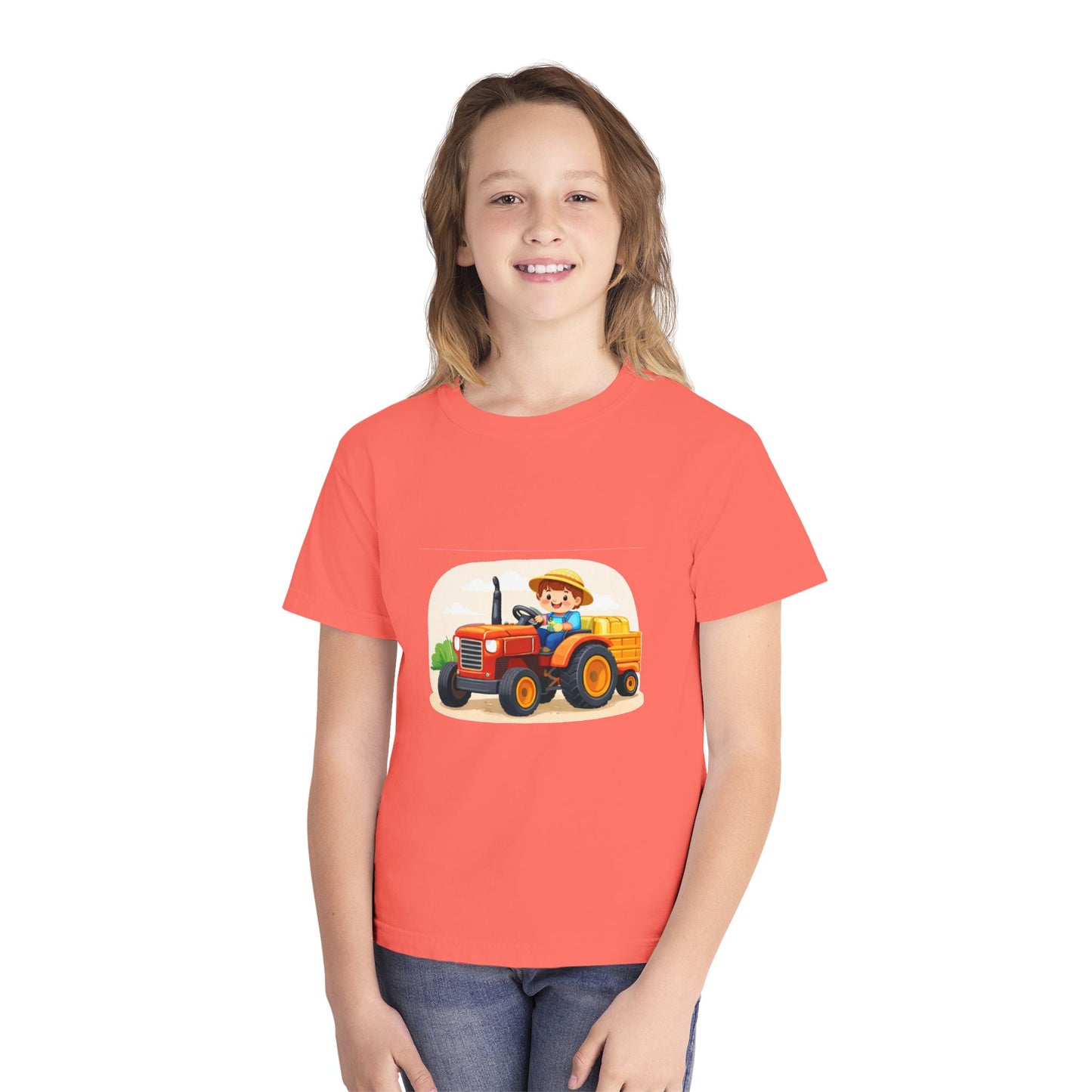 Little Farmer Tractor Kids Tee