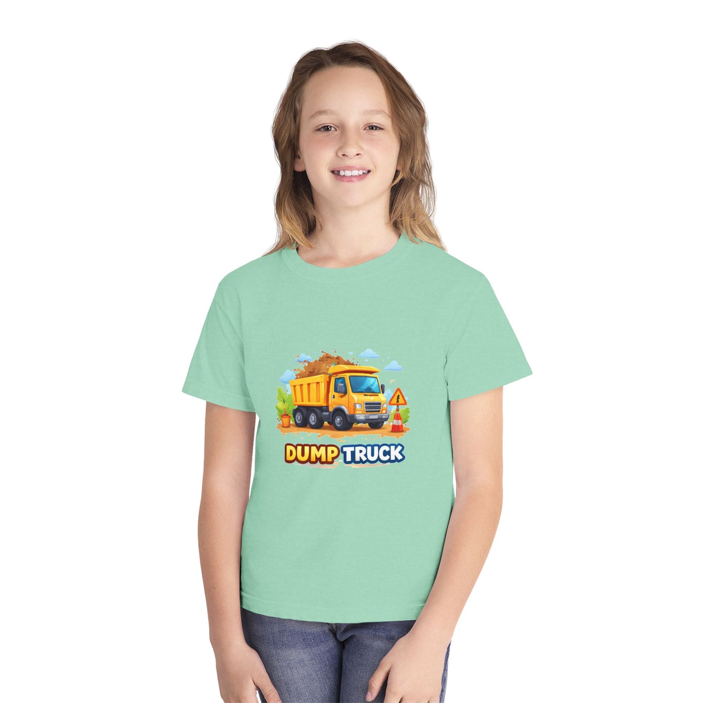 Dump Truck Kids Construction Tee