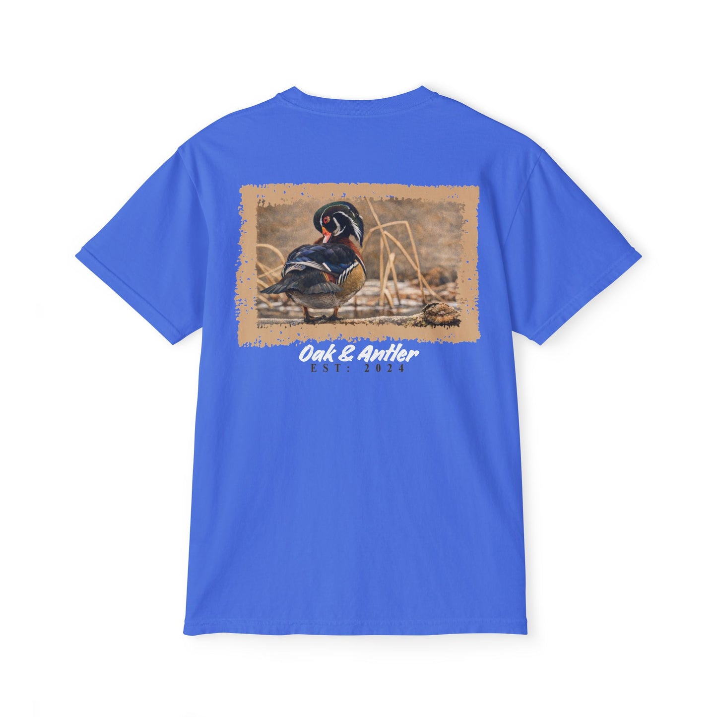 Frozen Reedline Wood Duck Pocket Tee – Wild Birds Collection