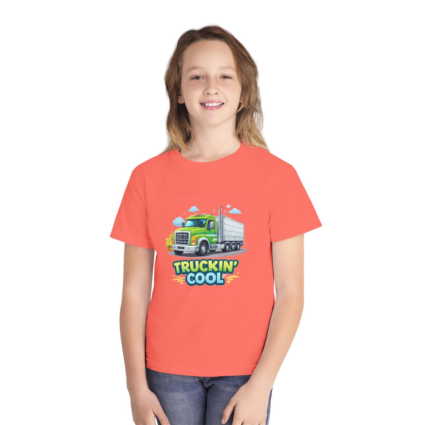 Truckin’ Cool Kids Semi Truck Tee