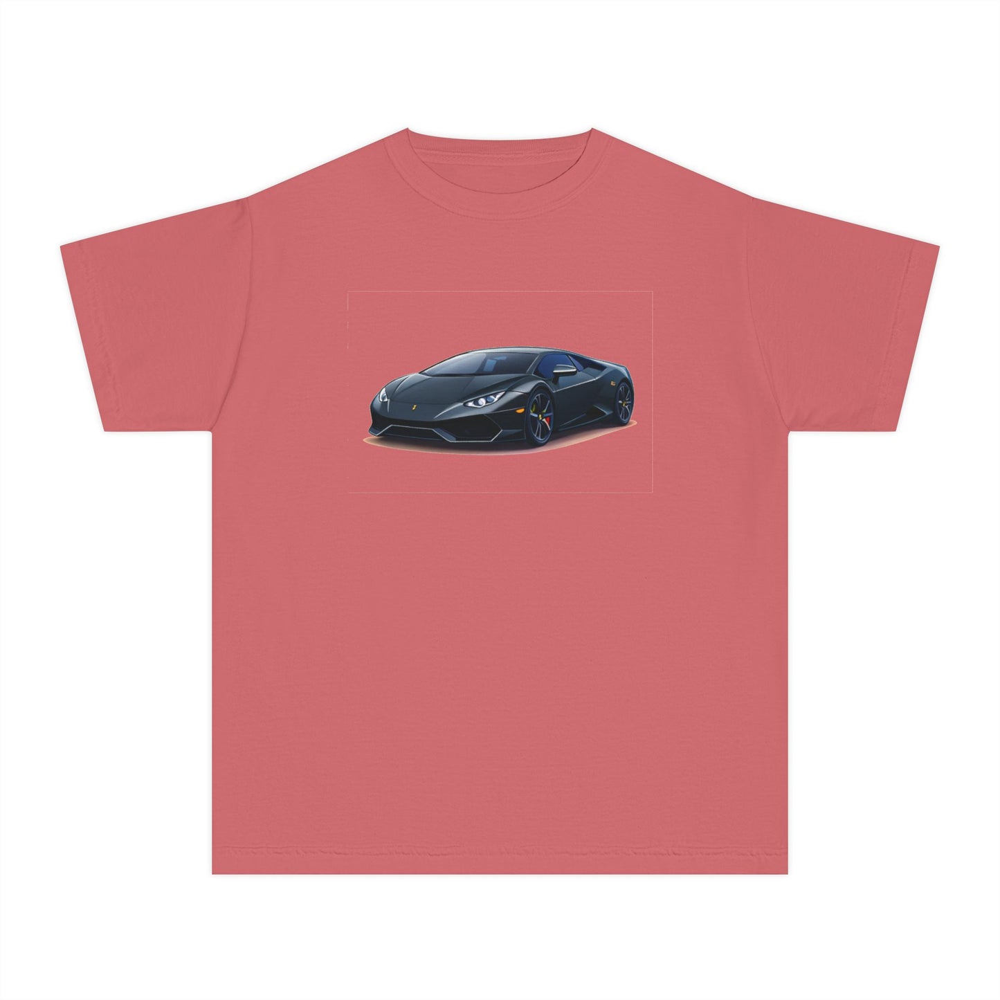 Black Supercar Kids Tee