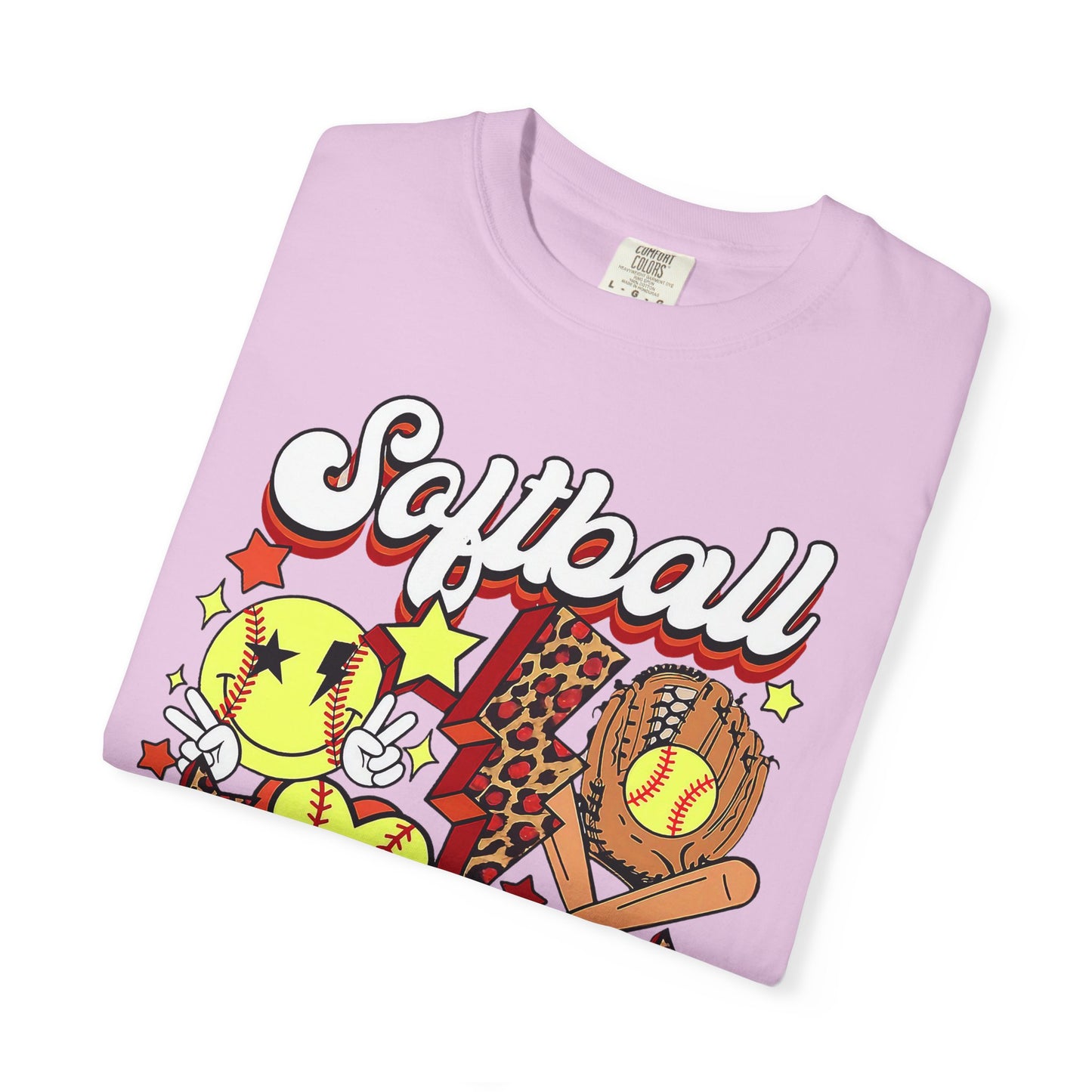 Softball Mama Comfort Colors Tee