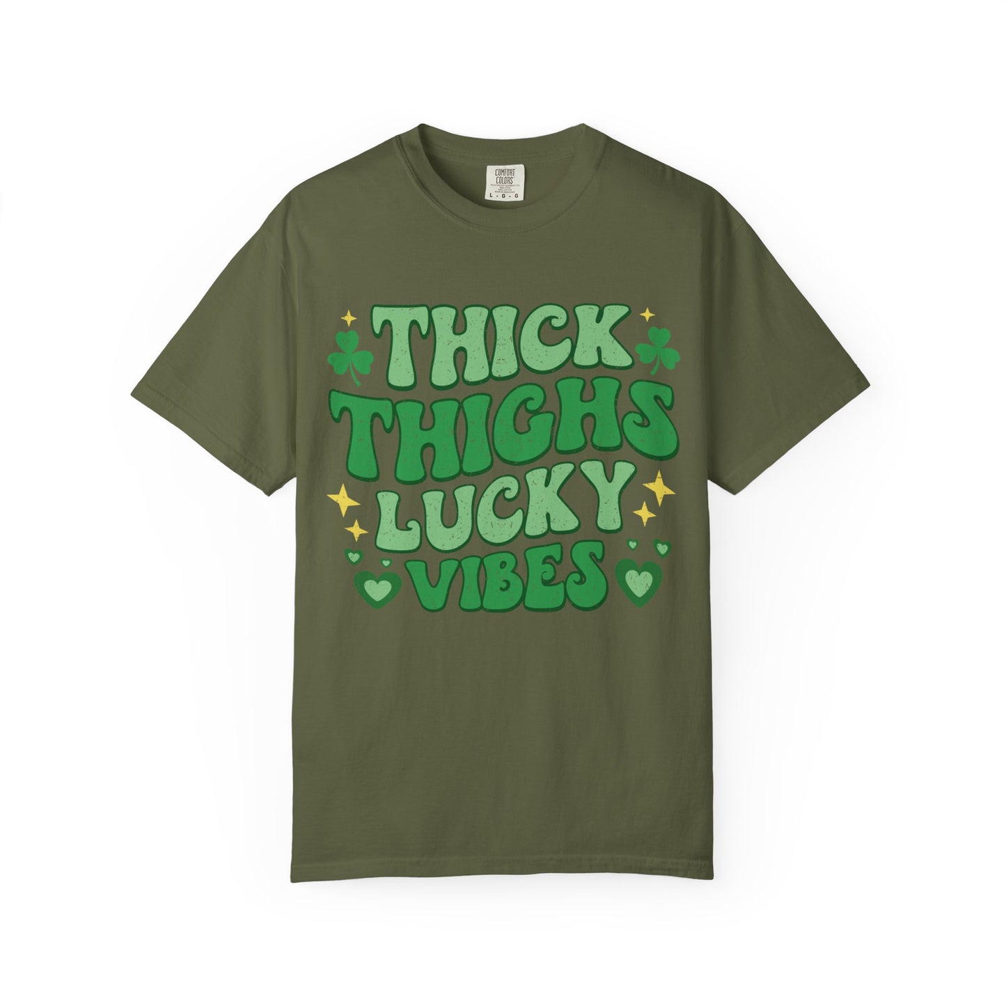 Thick Thighs Lucky Vibes Tee