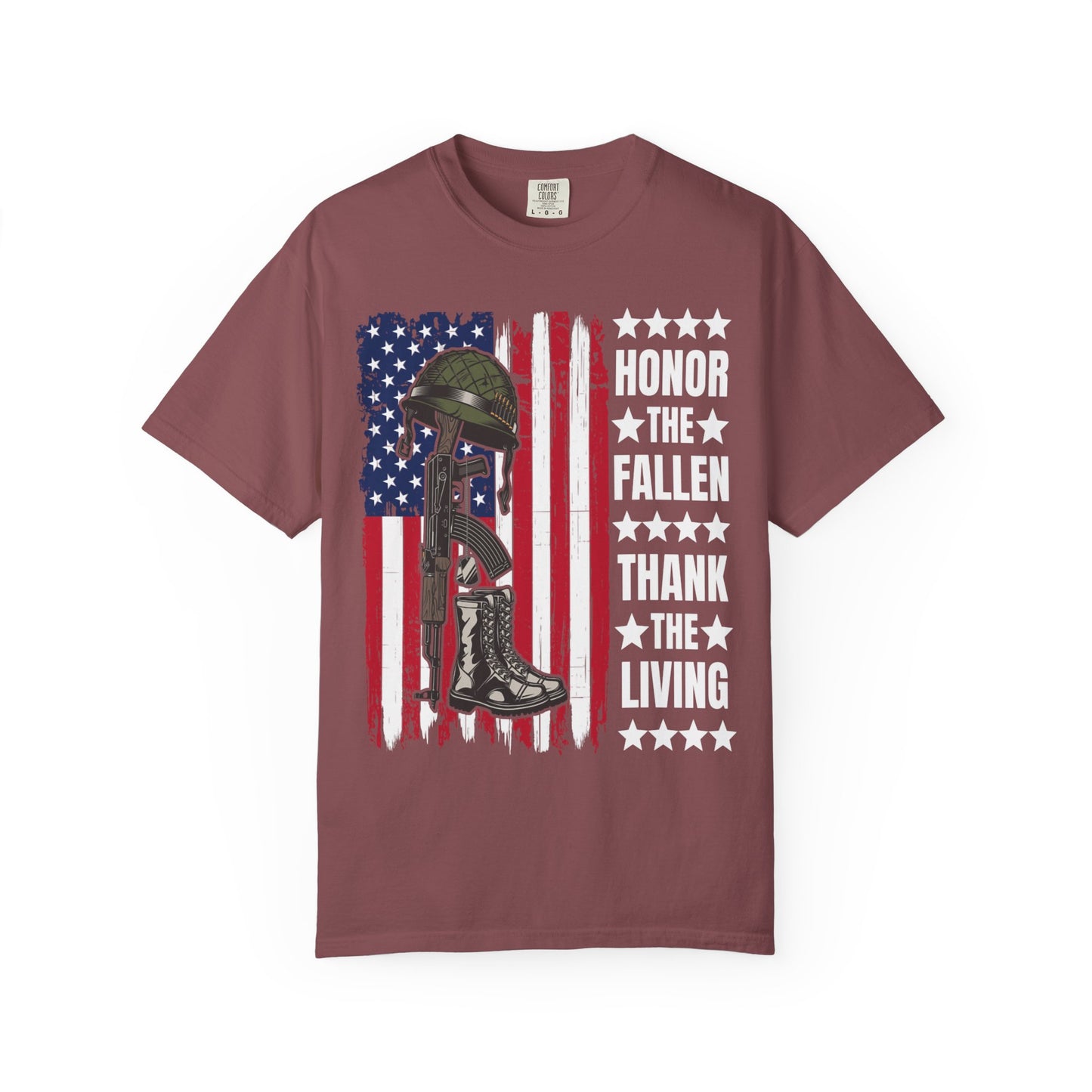 Battlefield Cross Tribute Memorial Day T-Shirt  Description