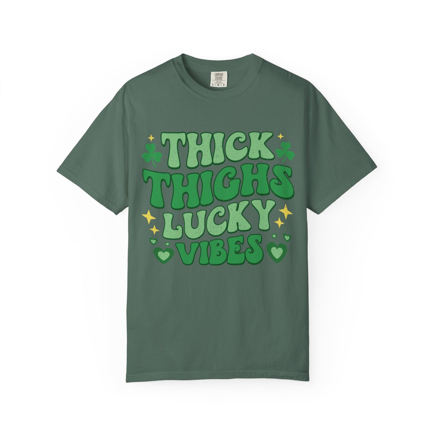 Thick Thighs Lucky Vibes Tee