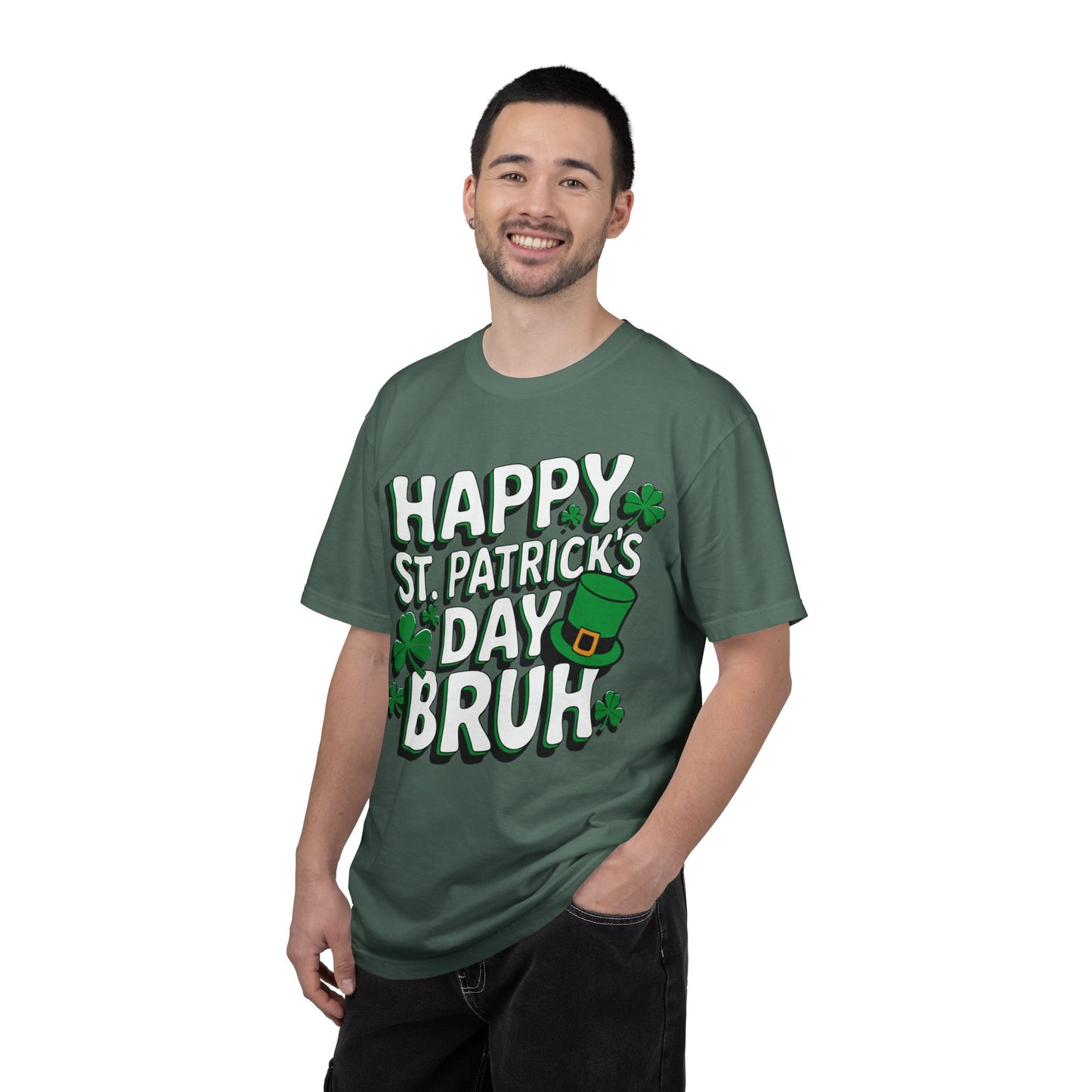 Bruh St Patrick’s Day Shirt – Funny Teen Shamrock Tee