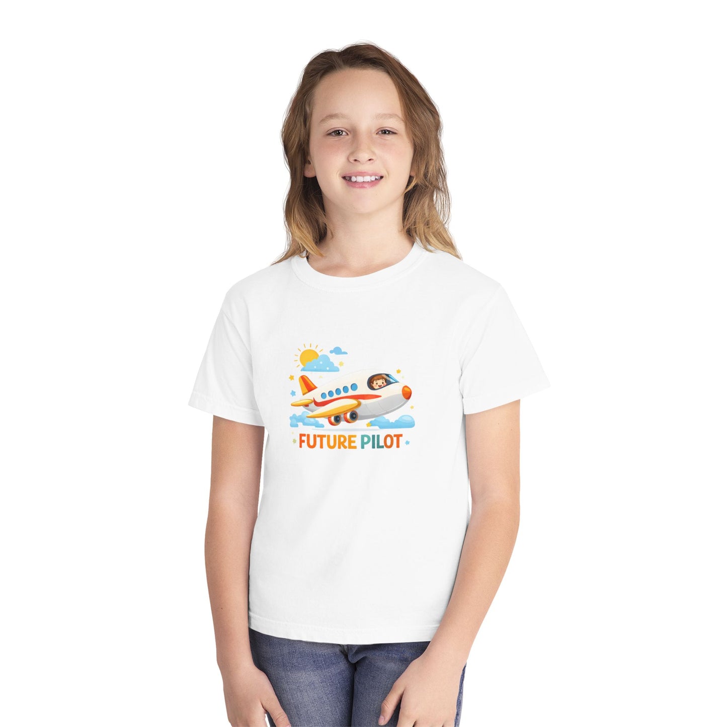 Future Pilot Kids Airplane Tee