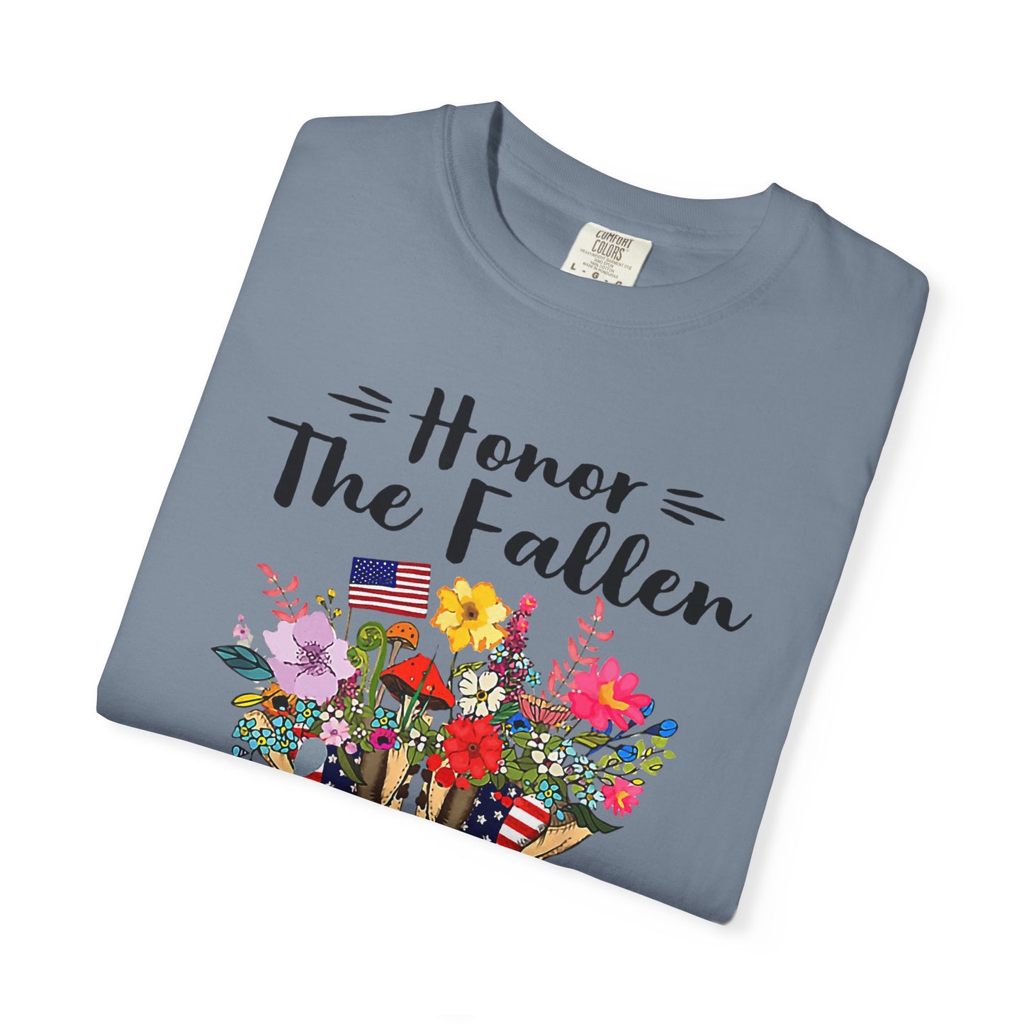 Floral Patriotic Boots Memorial Day T-Shirt