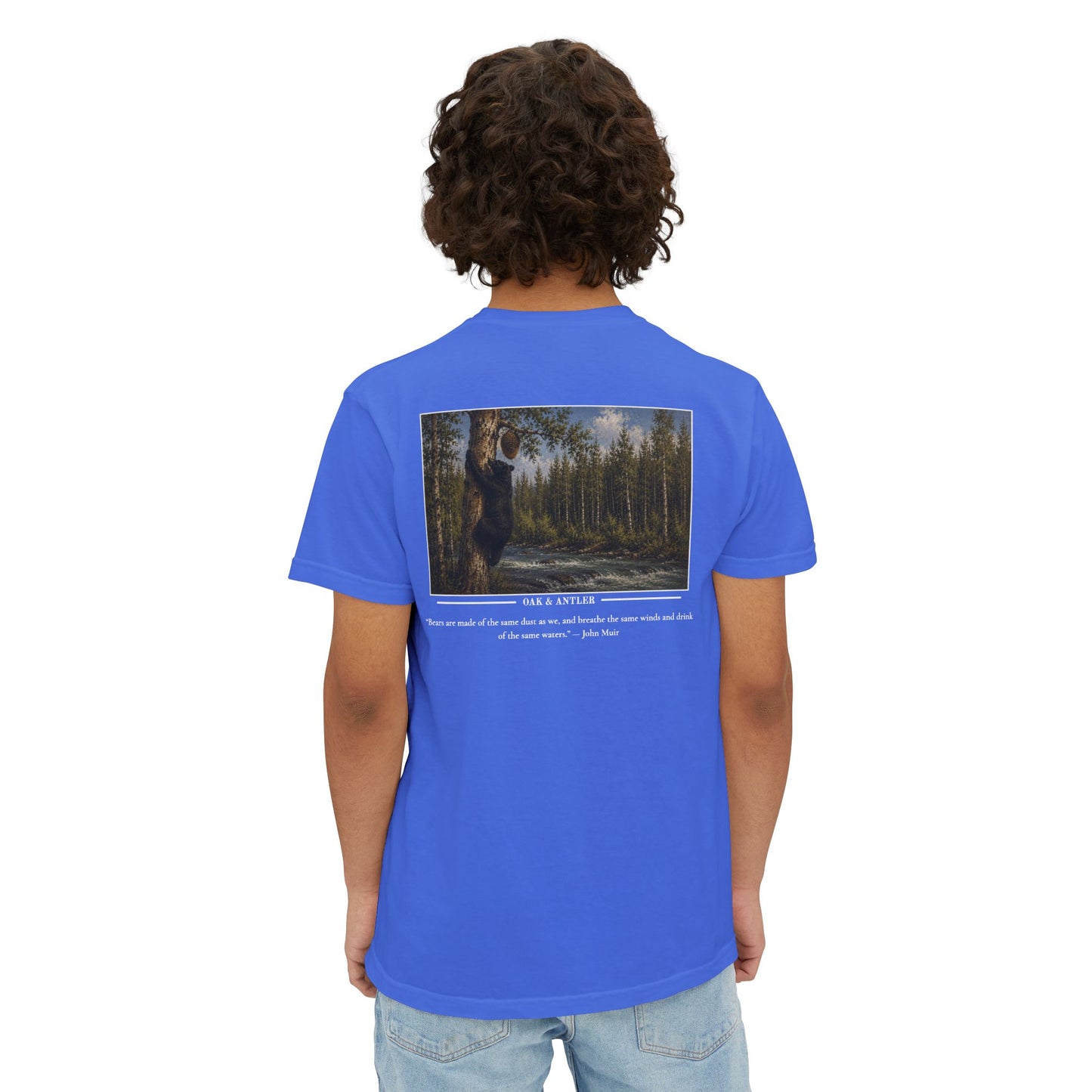 Honey Climb Black Bear Pocket Tee – Wildlife Collection
