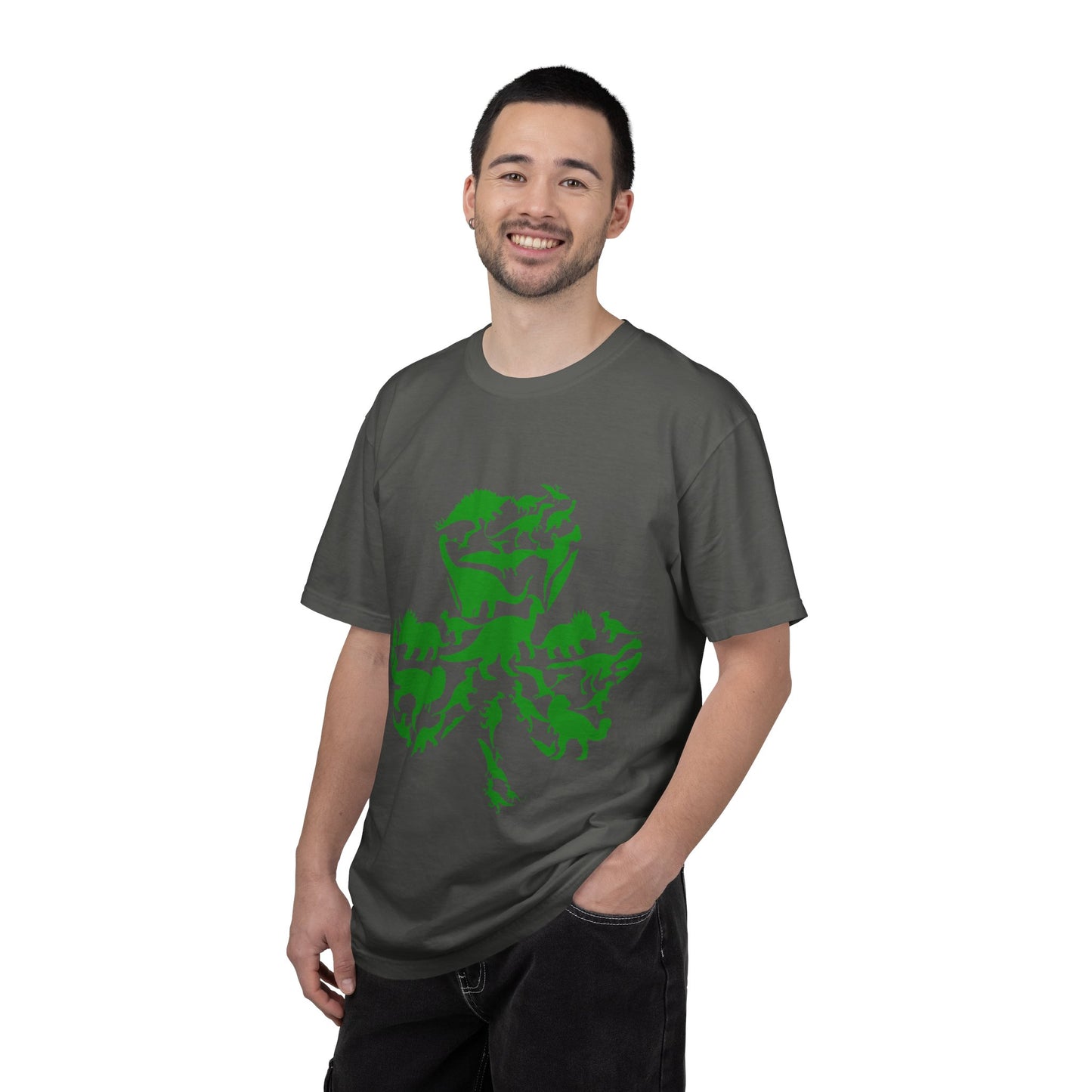 Dinosaur Shamrock Shirt – Cute Kids St Patrick’s Day Tee