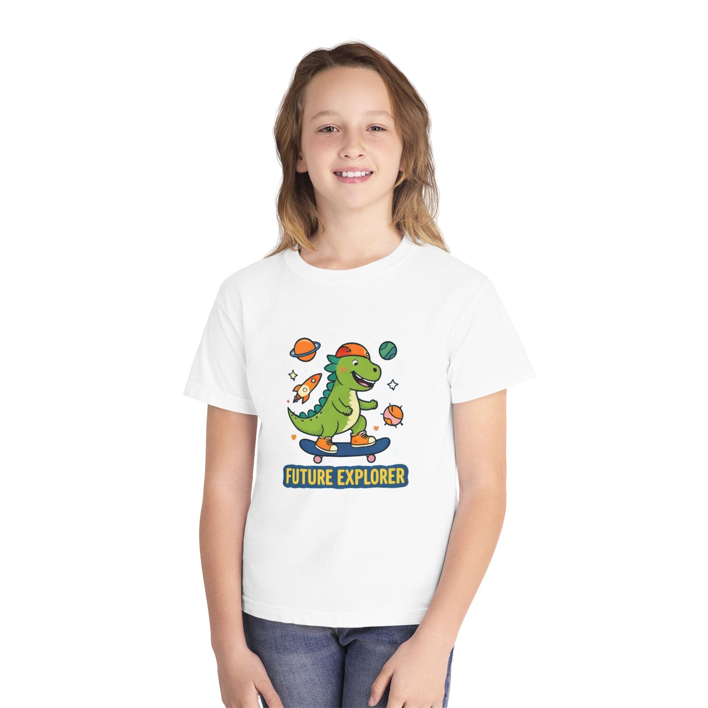Future Explorer Dinosaur Kids Tee