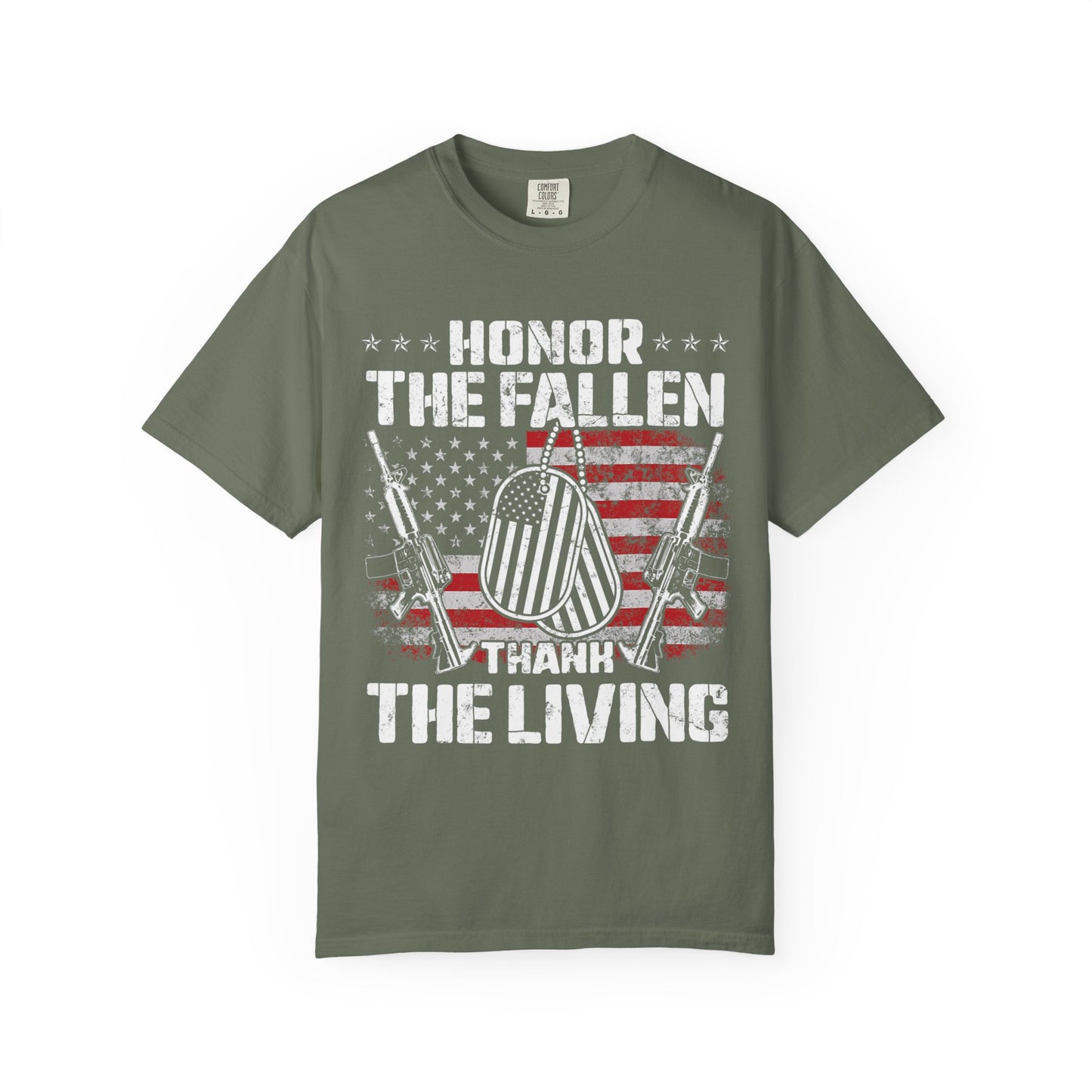 Dog Tag Tribute Memorial Day T-Shirt
