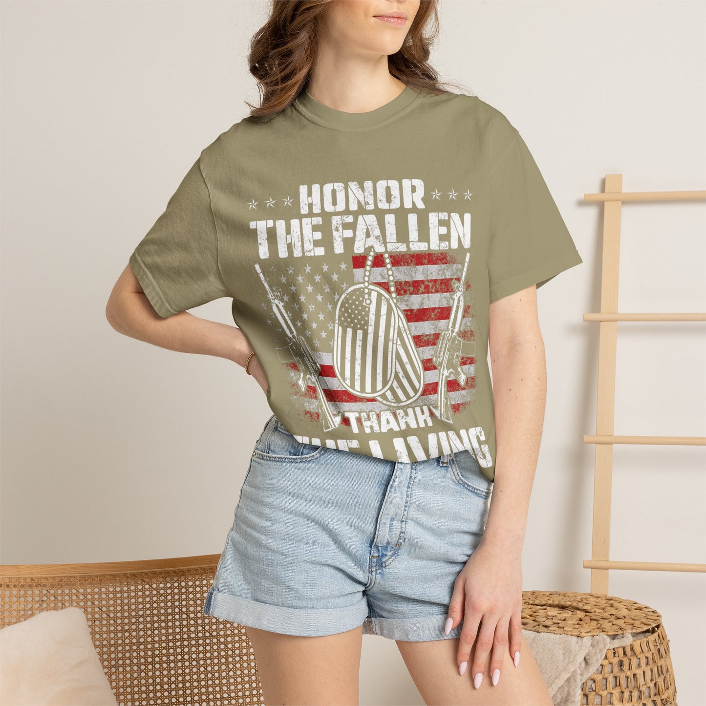 Dog Tag Tribute Memorial Day T-Shirt