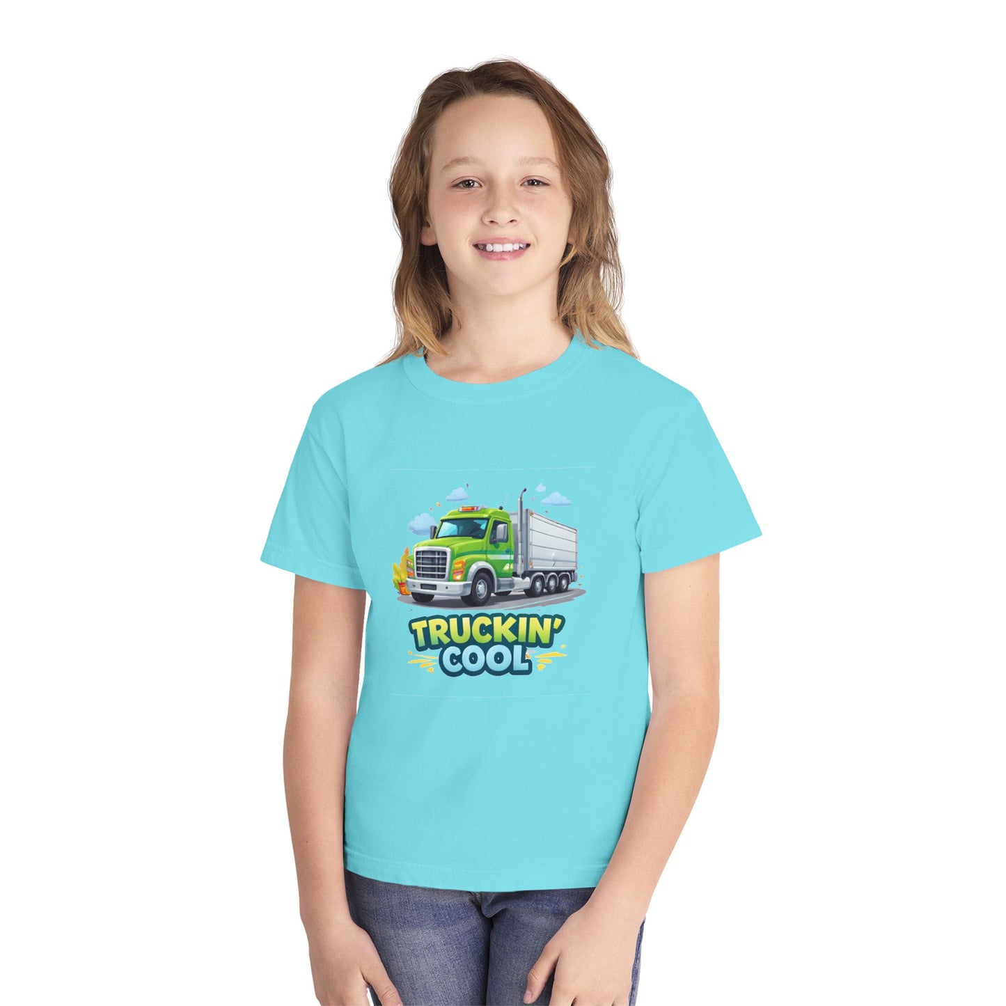 Truckin’ Cool Kids Semi Truck Tee