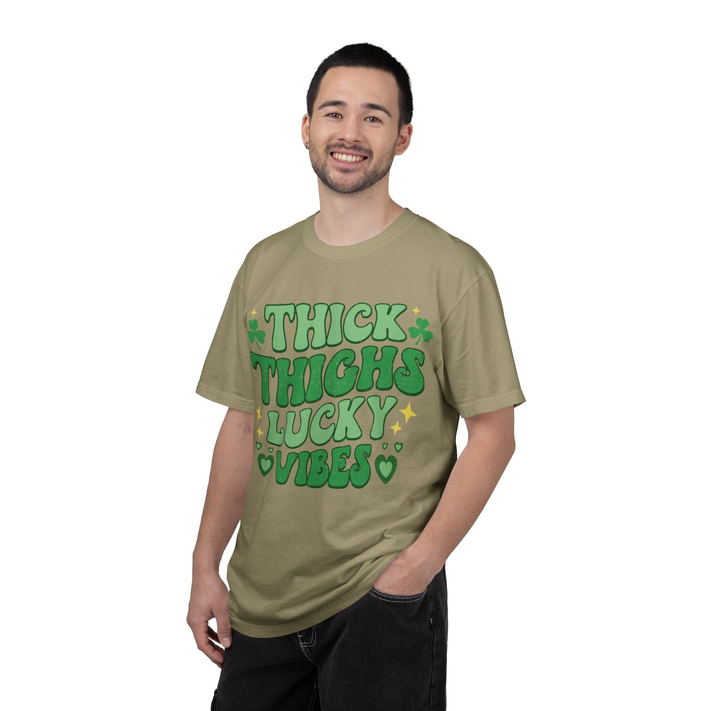 Thick Thighs Lucky Vibes Tee
